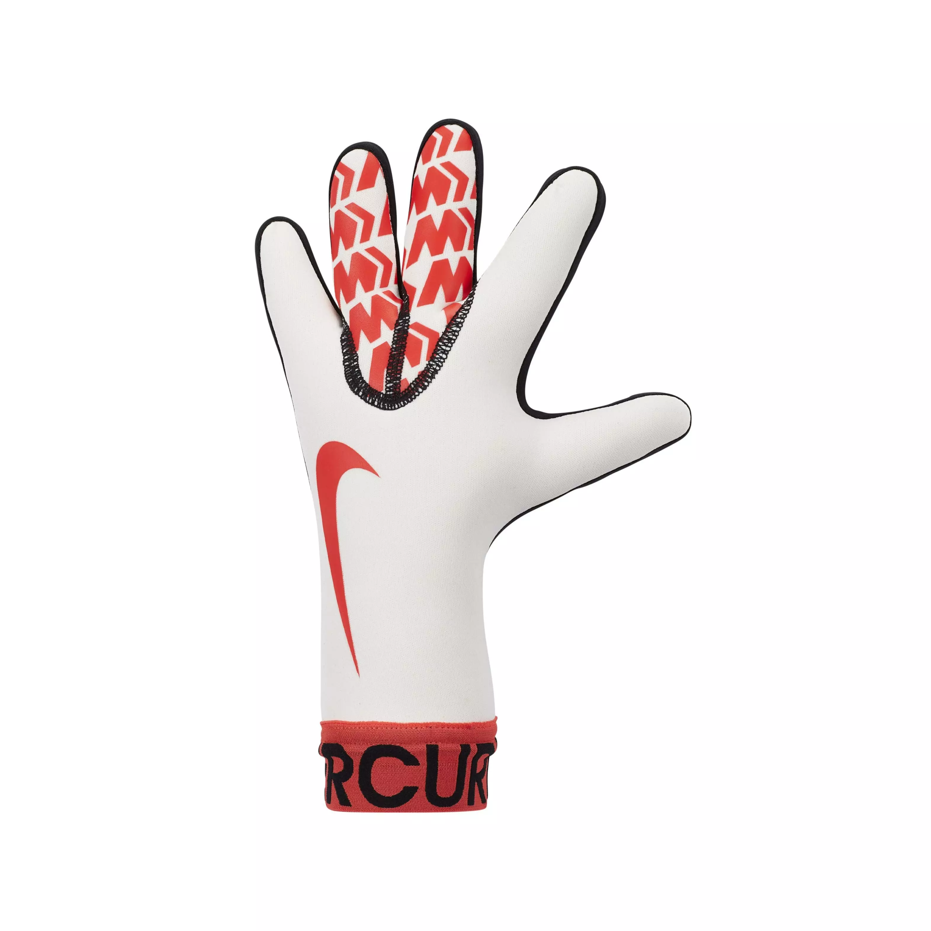 Nike Mercurial Goalkeeper Touch Victory Youth Soccer Glove-White/Black/Bright Crimson - WHITE/BLACK/CRIMSON