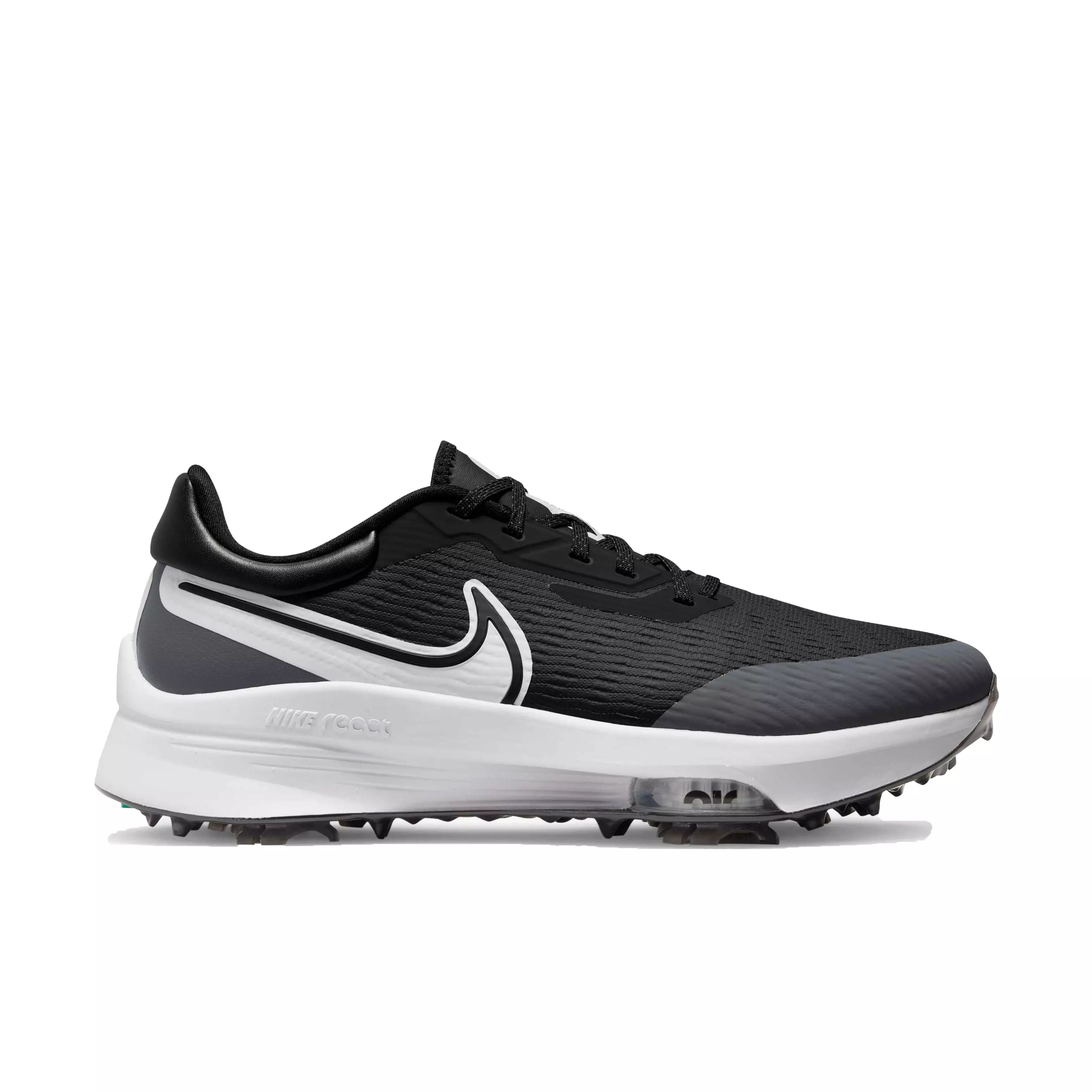 Nike Air Zoom Infinity Tour NEXT% "Black/White/Iron Grey/Dynamic Turq" Men's Golf Shoe - BLACK/WHITE/GREY/TURQ