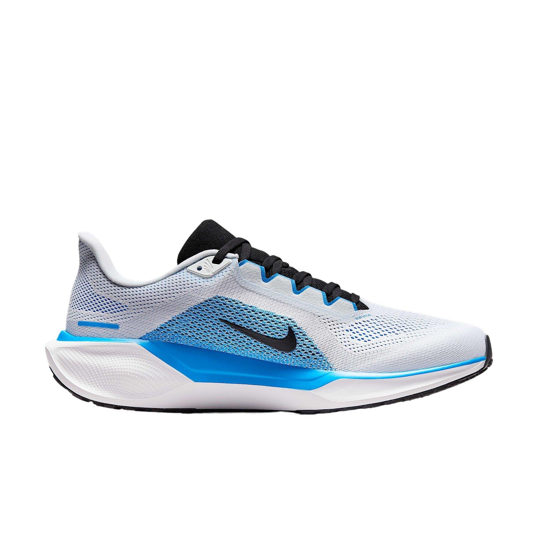 Nike Pegasus 41 "White/Blue Hero/Black" Men's Running Shoe - WHITE/BLUE/BLACK Thumbnail View 1