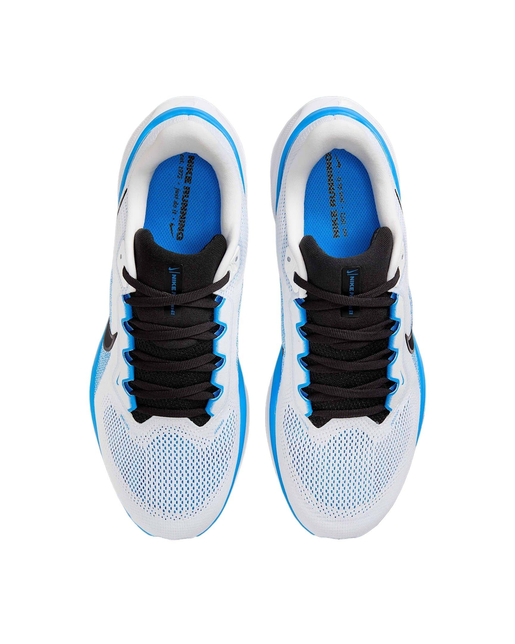 Nike Pegasus 41 "White/Blue Hero/Black" Men's Running Shoe - WHITE/BLUE/BLACK Thumbnail View 4