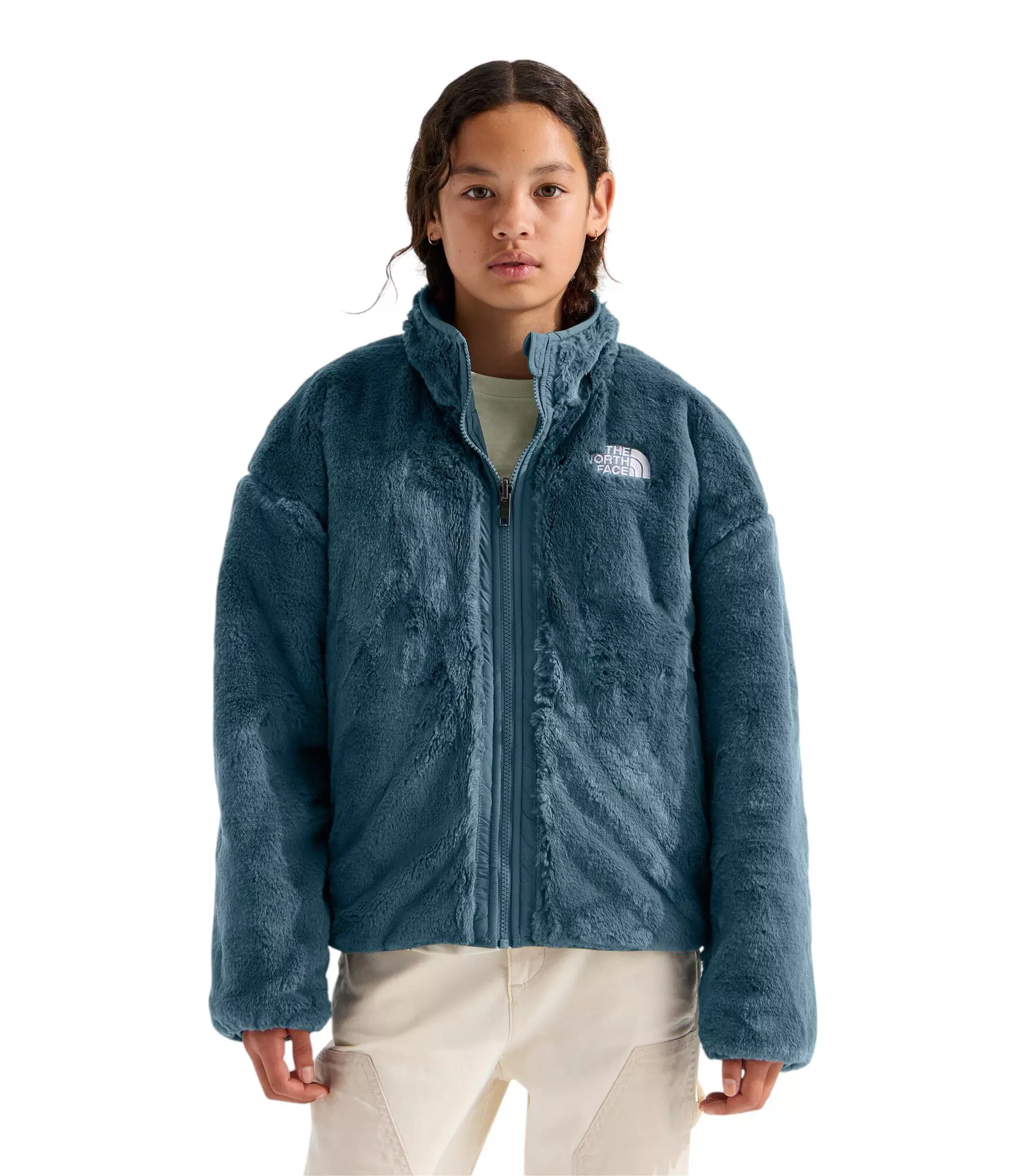 The North Face Big Girls' Reversible Shasta Full-Zip Jacket - Twilight - TWILIGHT