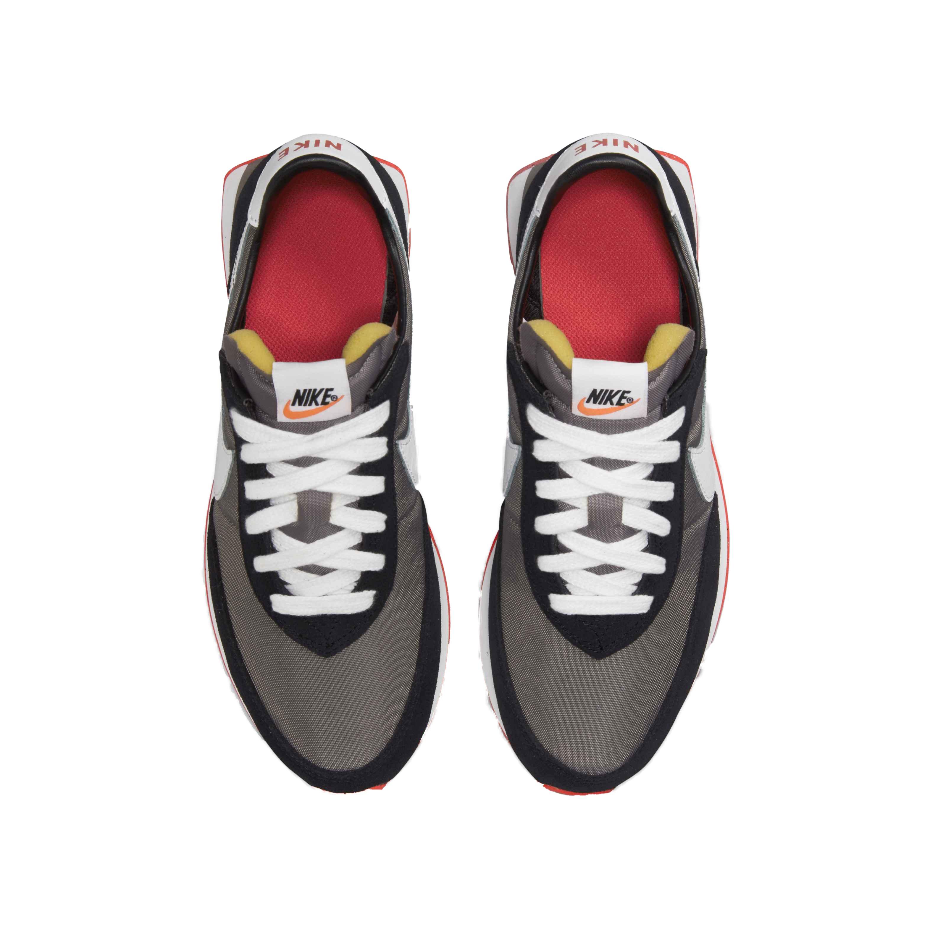 Nike Waffle Trainer 2 "Flat Pewter/White/Black/Siren Red" Grade School Boys' Shoe - GREY Thumbnail View 4