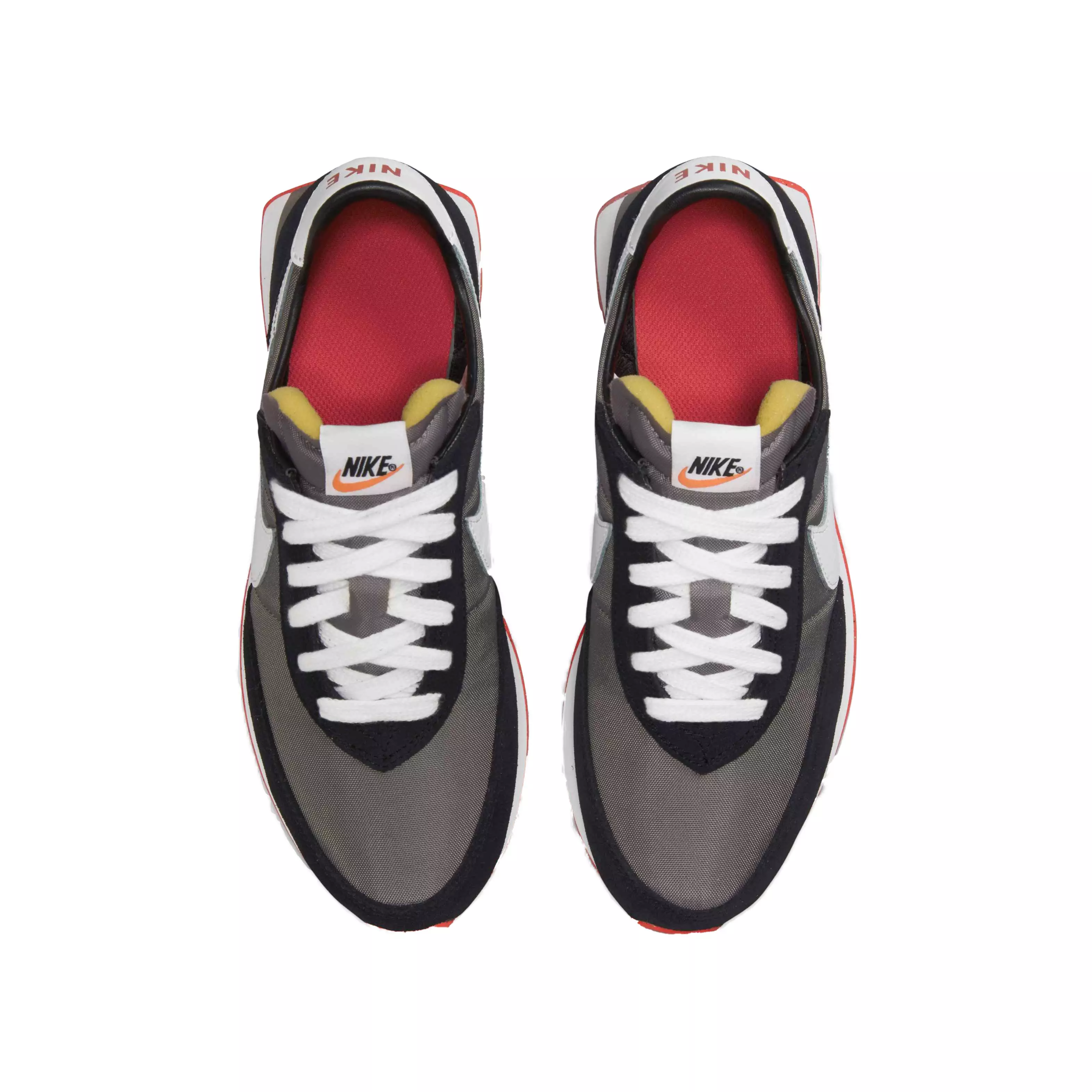 Nike Waffle Trainer 2 "Flat Pewter/White/Black/Siren Red" Grade School Boys' Shoe - GREY