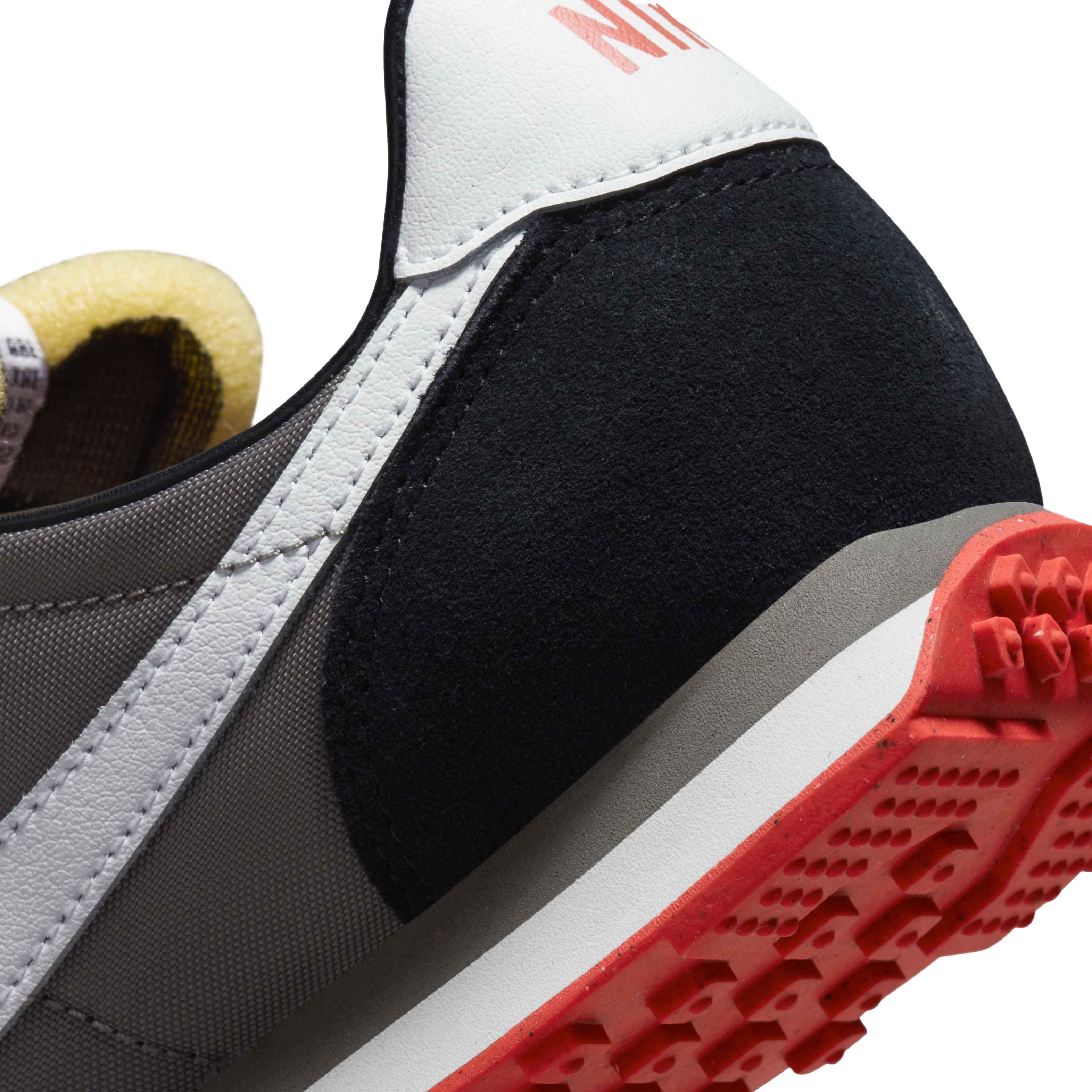 Nike Waffle Trainer 2 "Flat Pewter/White/Black/Siren Red" Grade School Boys' Shoe - GREY Thumbnail View 8