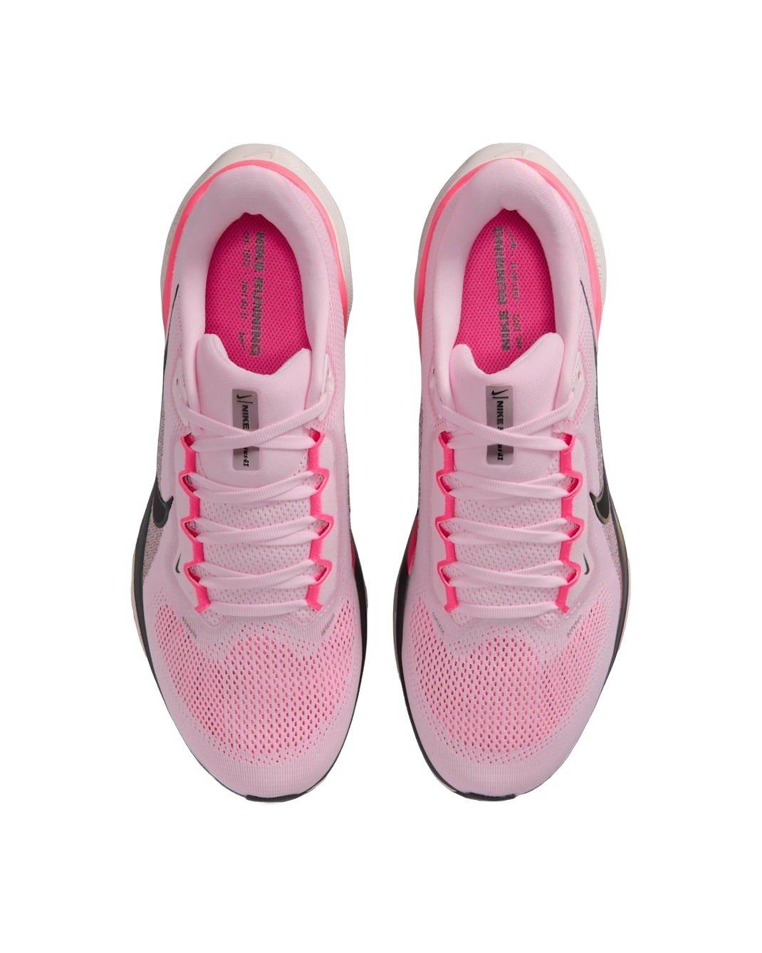 Nike Pegasus 41 "Pink Foam/Taupe Grey/Hyper Pink/Off Noir" Men's Running Shoe - PINK/GREY/PINK/OFF NOIR Thumbnail View 4