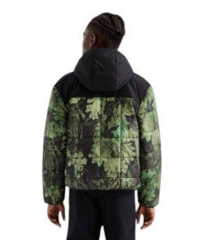 The North Face Big Boys' Reversible Shasta Full-Zip Hooded Jacket - Green/Black - GREEN/BLACK