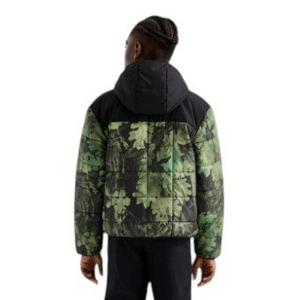 The North Face Big Boys' Reversible Shasta Full-Zip Hooded Jacket - Green/Black - GREEN/BLACK
