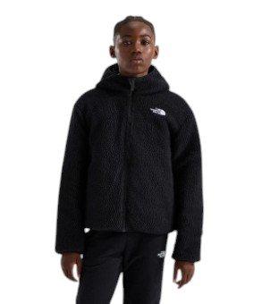 The North Face Big Boys' Reversible Shasta Full-Zip Hooded Jacket - Green/Black - GREEN/BLACK