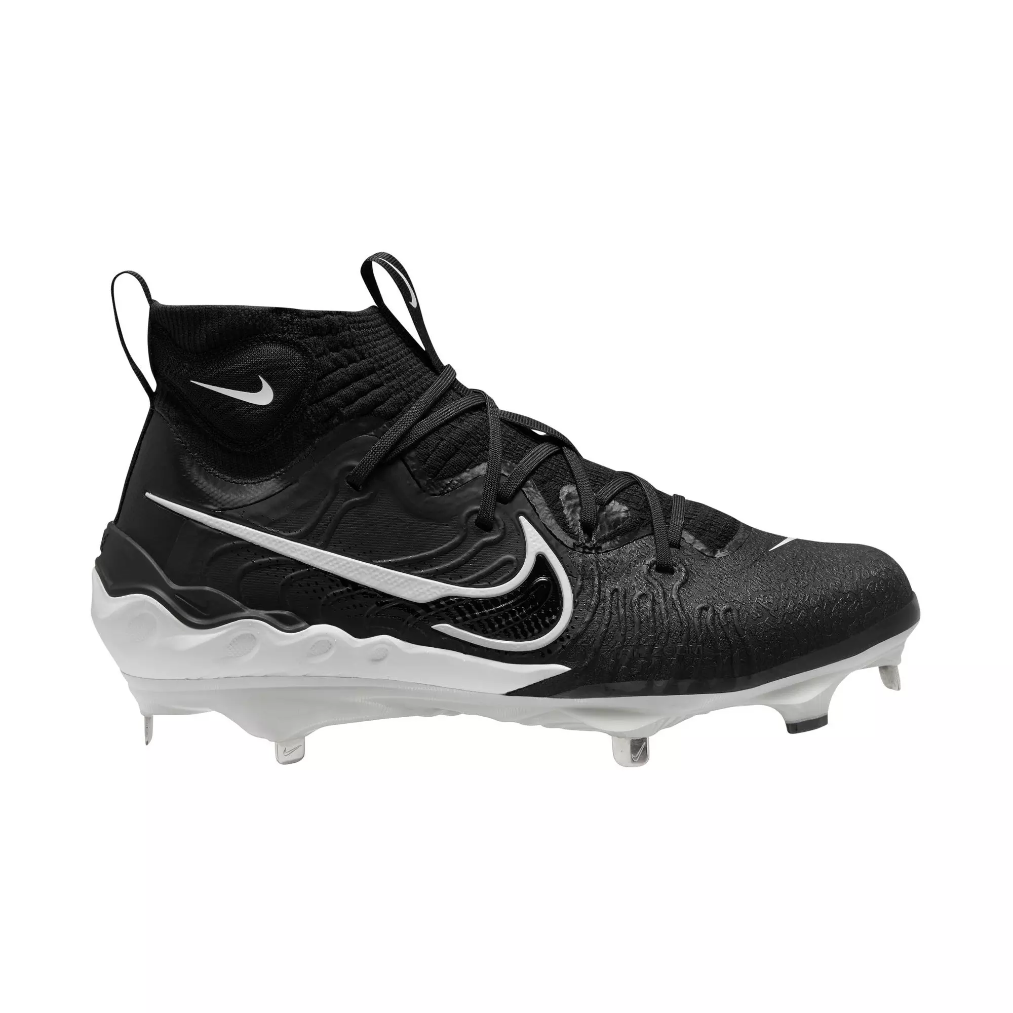 Nike Alpha Huarache NXT "Black/White/Blue Tint/Antrhracite" Men's Baseball Cleat - BLACK/WHITE/BLUE/ANTHRACITE