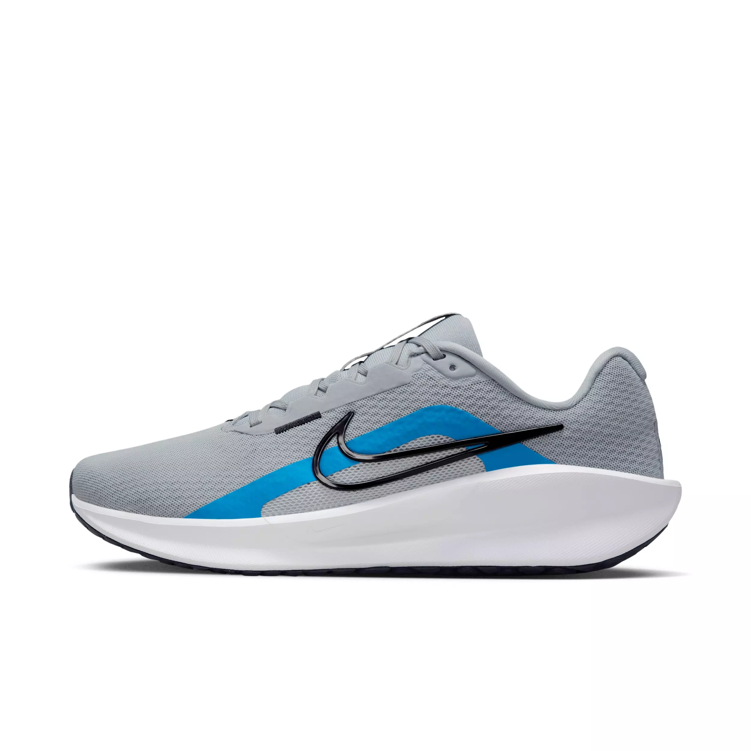 Nike Downshifter 13 "Wolf Grey/Blue Hero/White/Black" Men's Running Shoe - GREY/BLUE/WHITE/BLACK