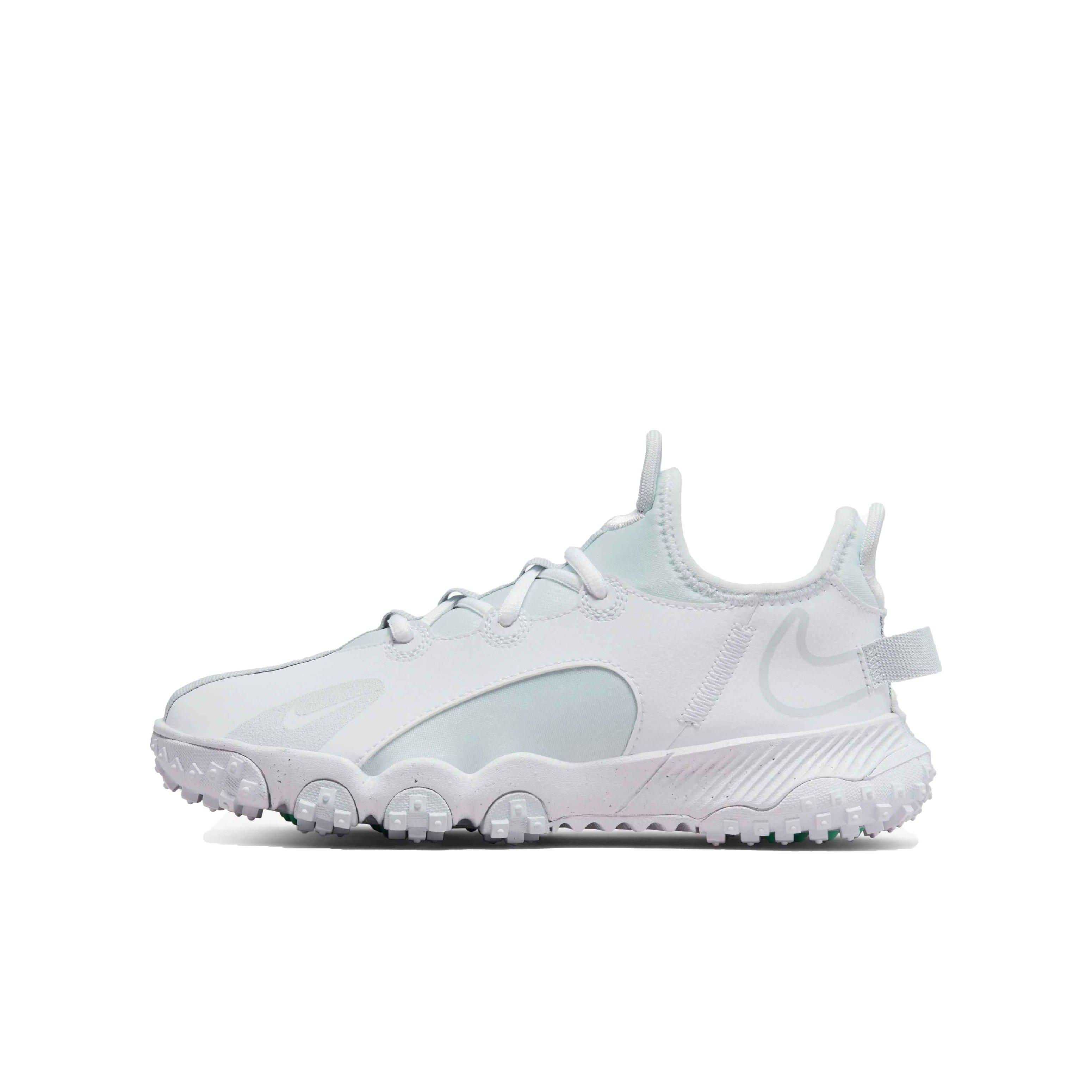 Nike Future Field "White/Pure Platinum/Pure Platinum" Grade School Boys' Football Cleat - WHITE/PLATINUM/PLATINUM Thumbnail View 2