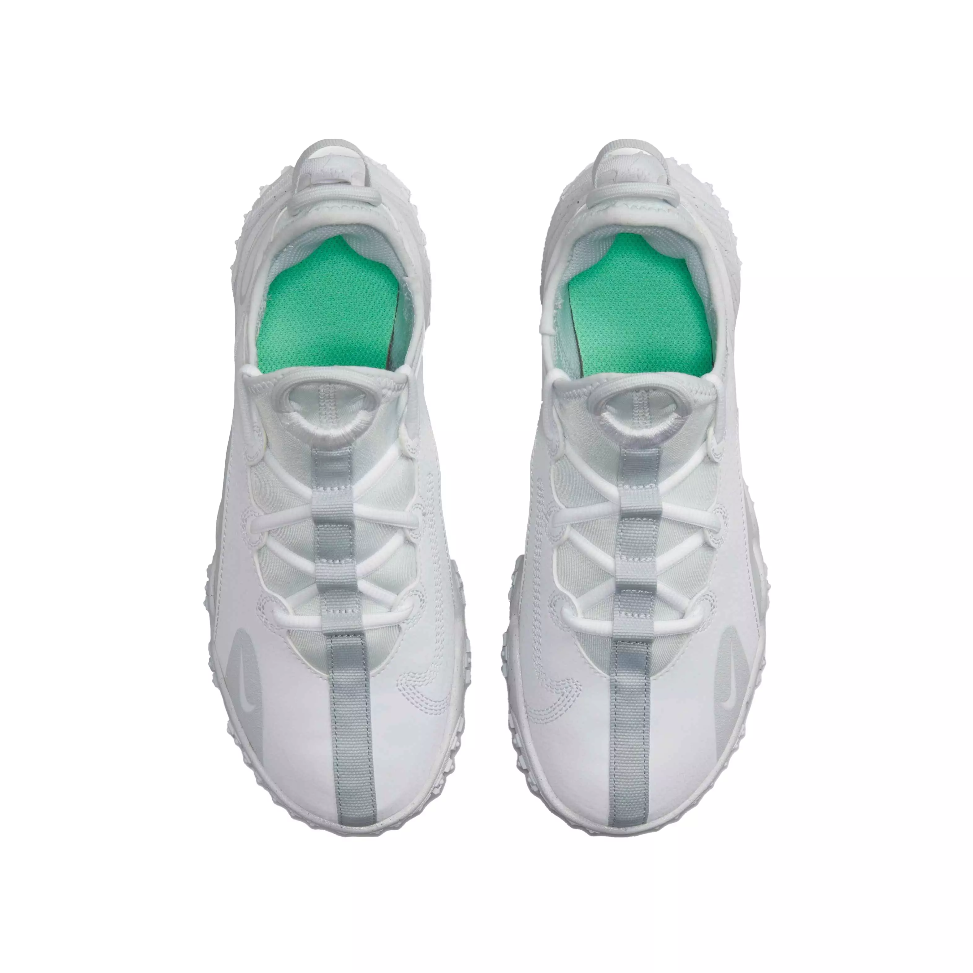 Nike Future Field "White/Pure Platinum/Pure Platinum" Grade School Boys' Football Cleat - WHITE/PLATINUM/PLATINUM