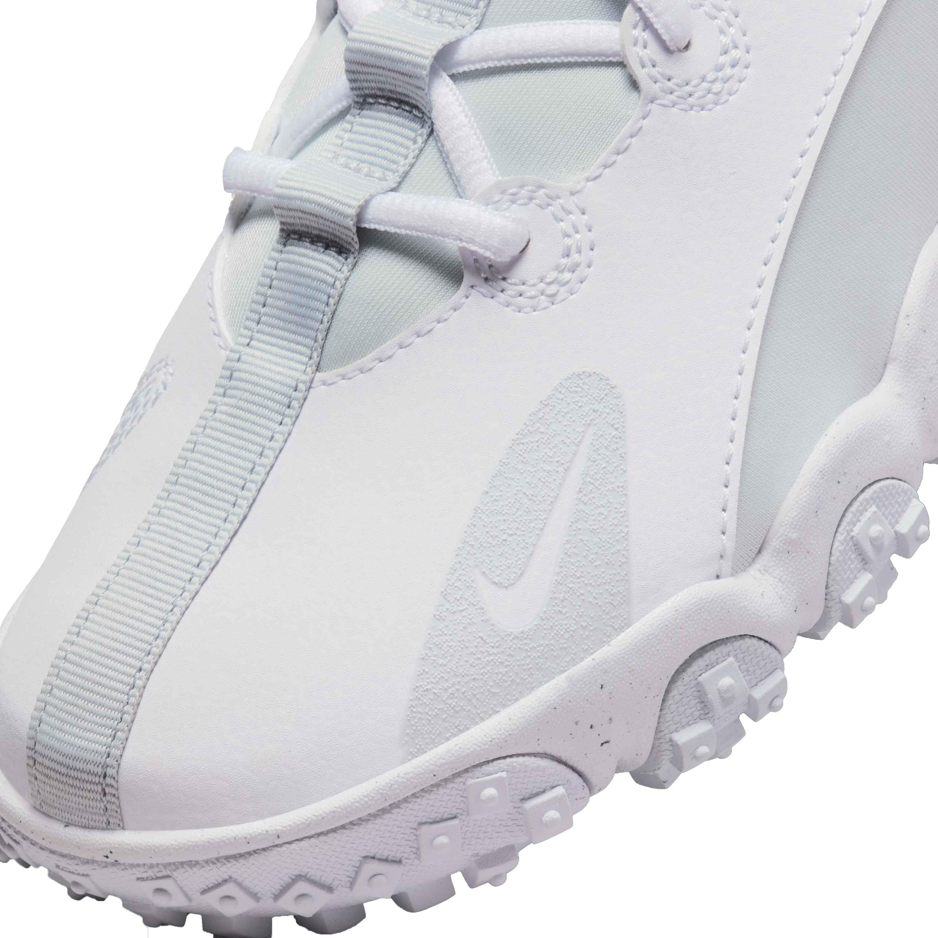Nike Future Field "White/Pure Platinum/Pure Platinum" Grade School Boys' Football Cleat - WHITE/PLATINUM/PLATINUM Thumbnail View 7