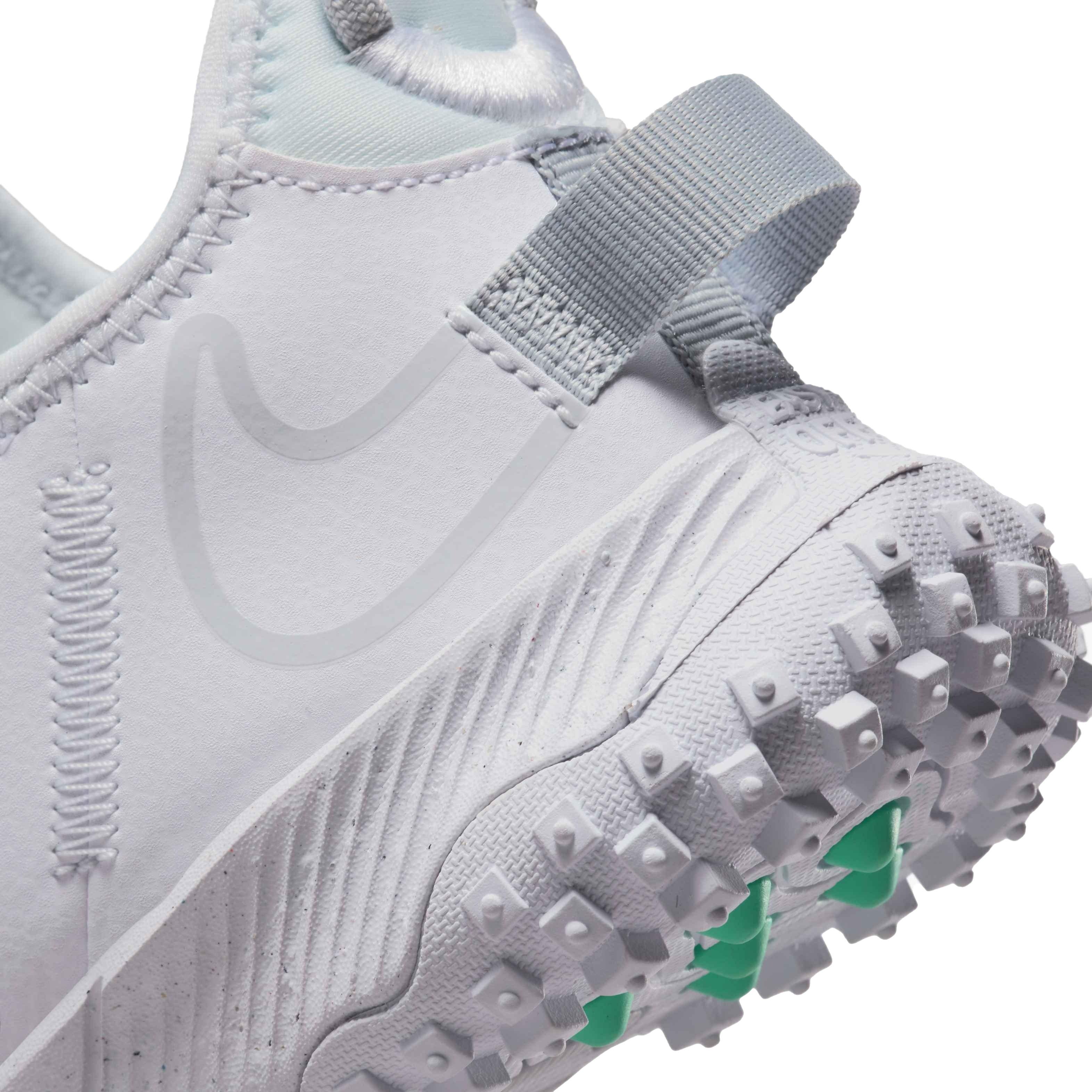 Nike Future Field "White/Pure Platinum/Pure Platinum" Grade School Boys' Football Cleat - WHITE/PLATINUM/PLATINUM Thumbnail View 8