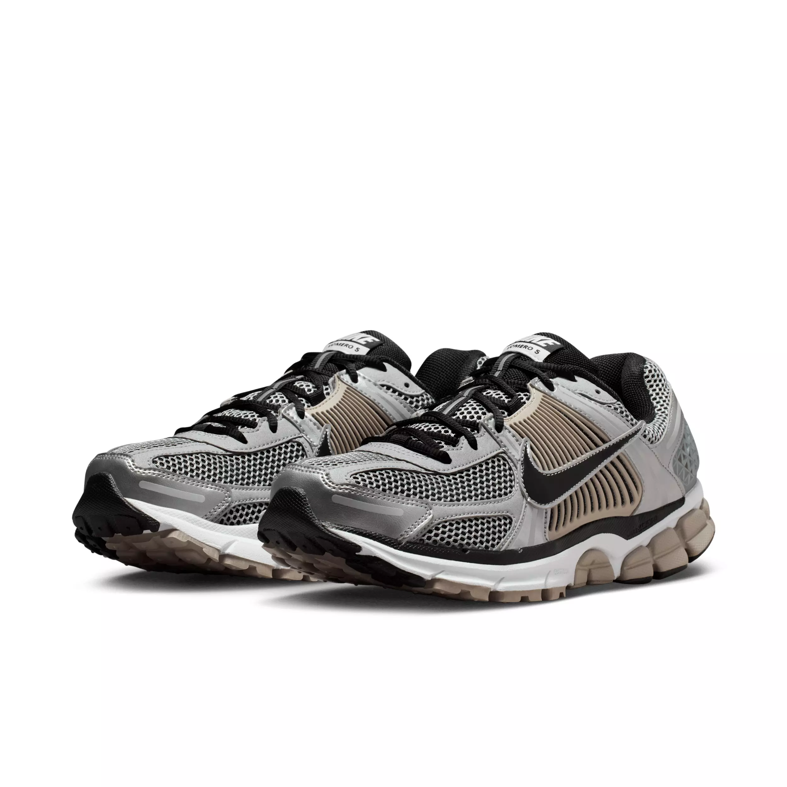 Nike Zoom Vomero 5 "Metallic Silver/College Grey/Black" Men's Shoe - SILVER/GREY/BLACK