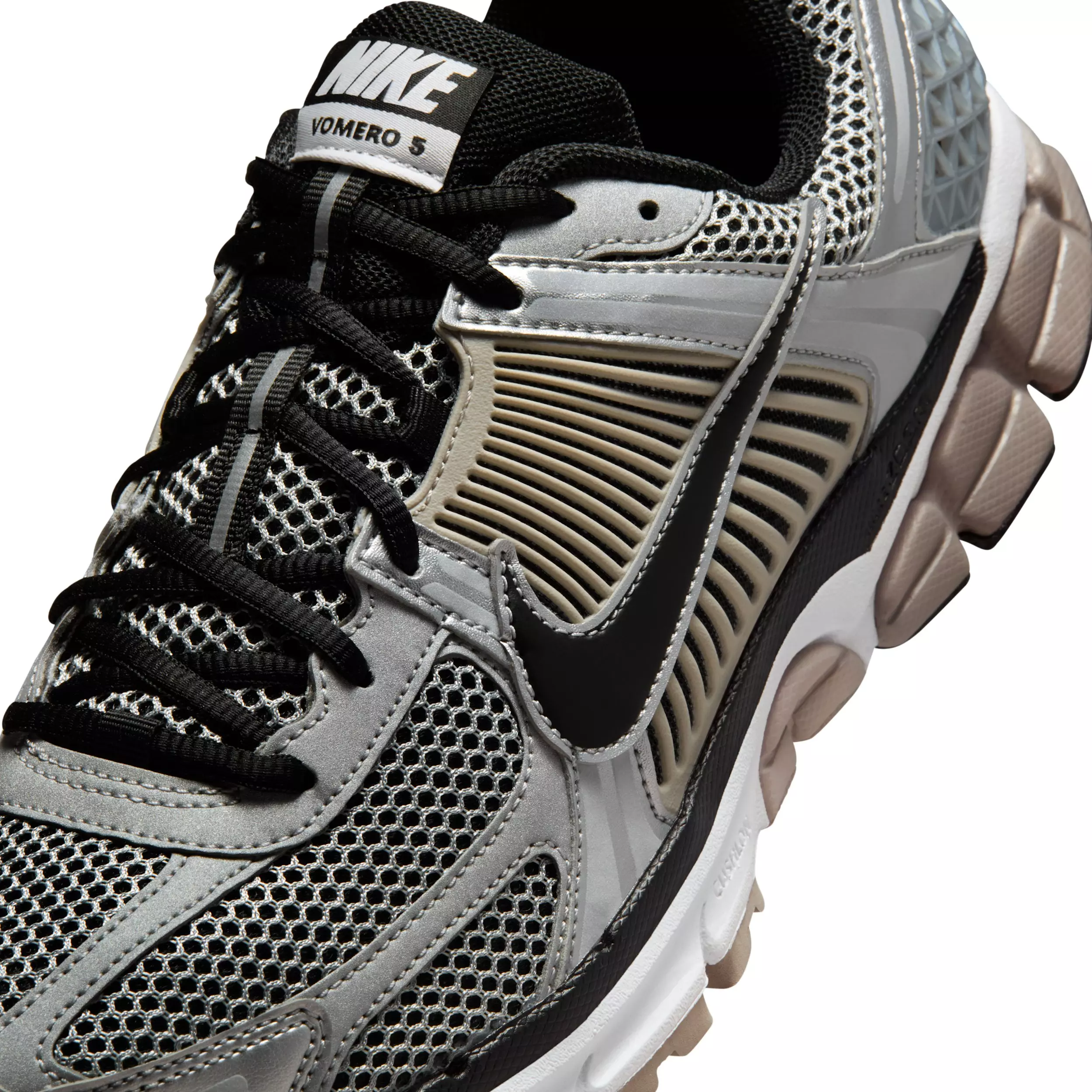 Nike Zoom Vomero 5 "Metallic Silver/College Grey/Black" Men's Shoe - SILVER/GREY/BLACK