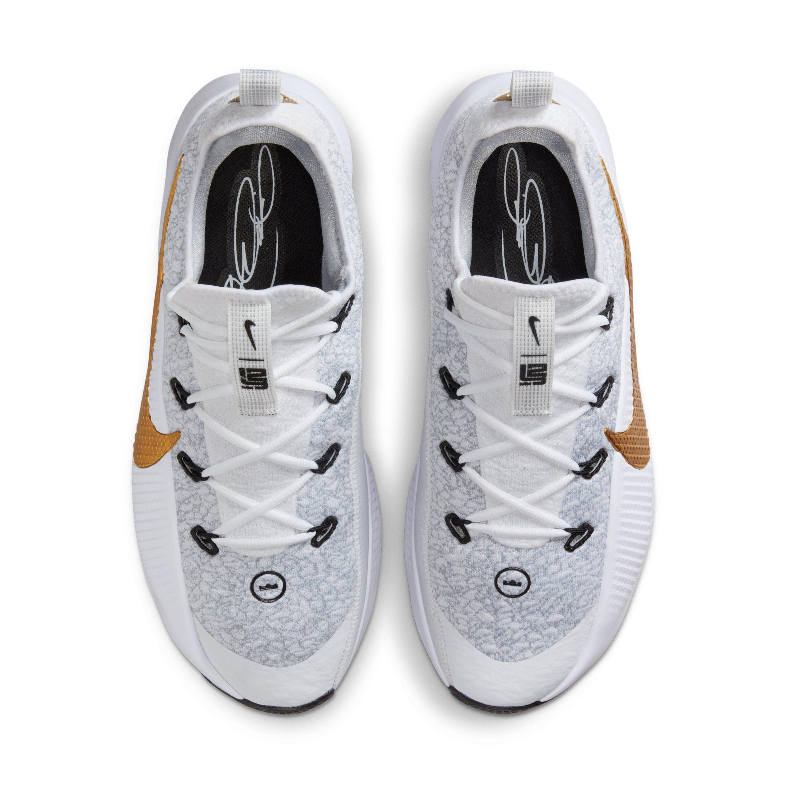 Nike LeBron TR 1 "Wolf Grey/White/Bronze/Metallic Gold" Men's Workout Shoe - GREY/WHITE/BRONZE/GOLD Thumbnail View 4