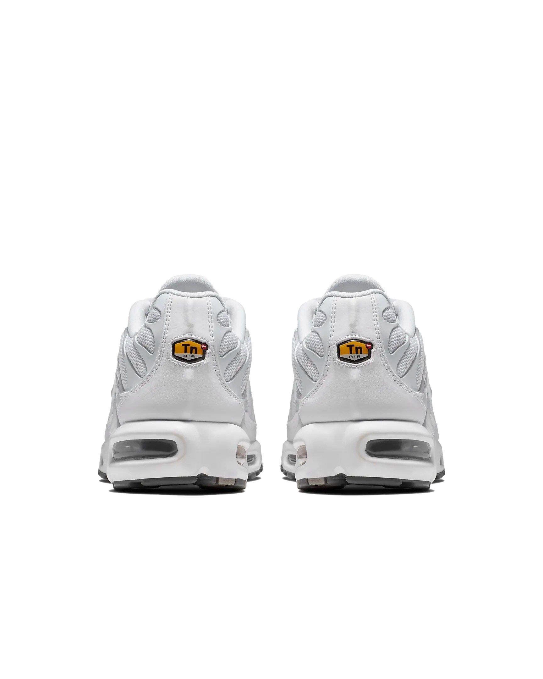 Nike Air Max Plus "White/Black/Cool Grey/ White" Men's Shoe - WHITE/GREY Thumbnail View 5