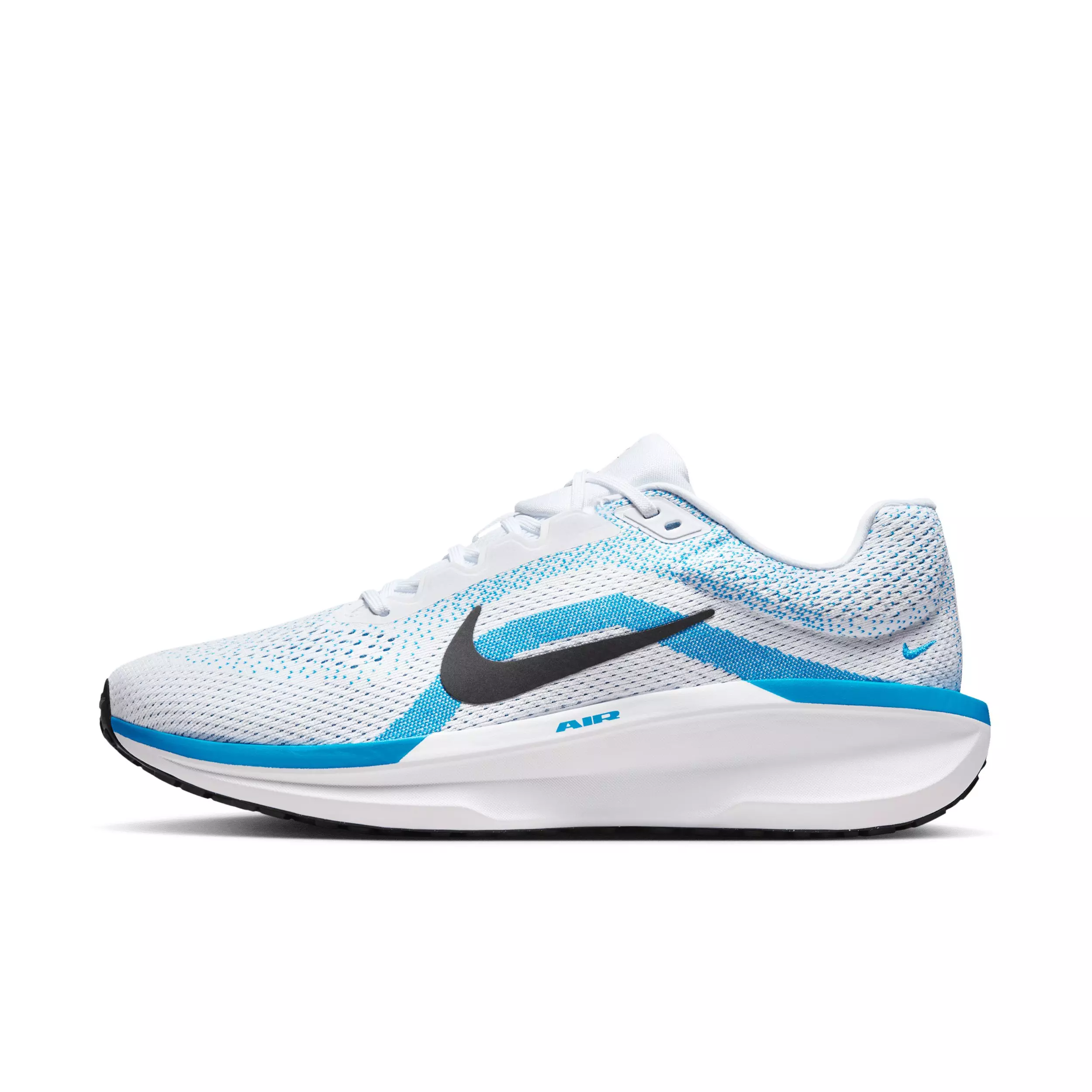Nike Winflo 11 "White/Blue Hero/Black" Men's Running Shoe - WHITE/BLUE/BLACK