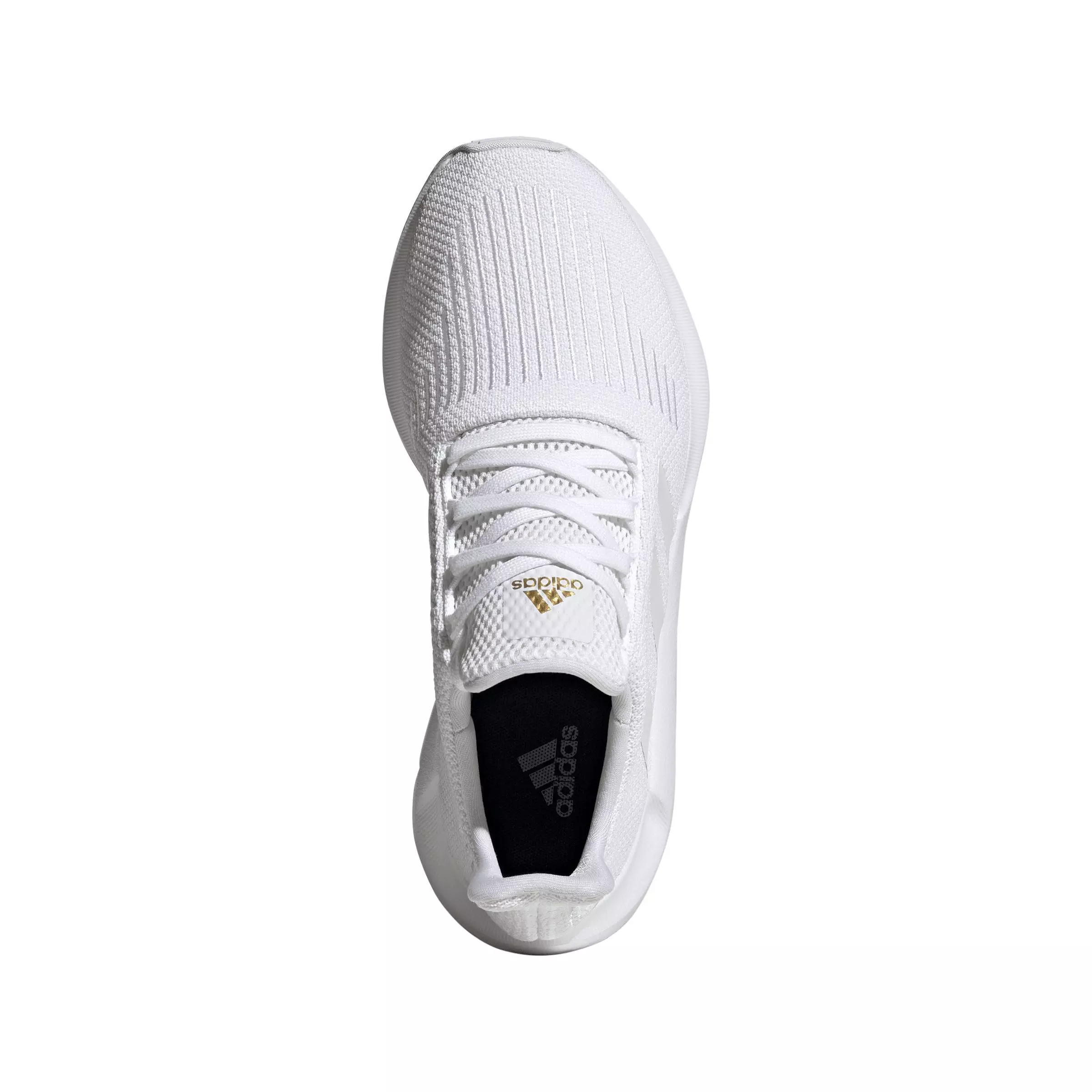 adidas Swift Run 1.0 "Ftwr White/Ftwr White/Gold Metallic" Women's Running Shoe - WHITE/WHITE/GOLD