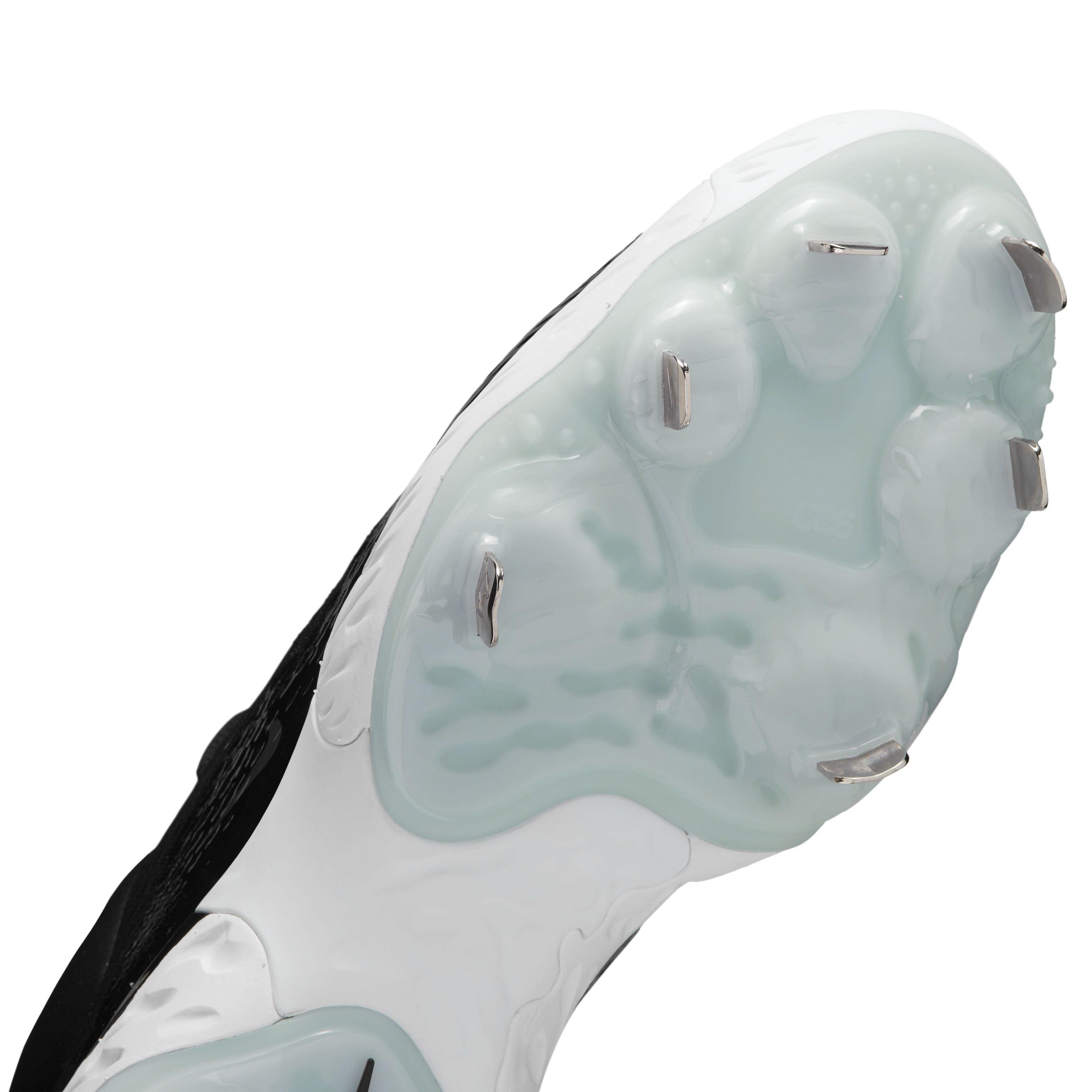 Nike Alpha Huarache Elite 4 Low "Black/White/Blue Tint/Anthracite" Men's Baseball Cleat - BLACK/WHITE/BLUE/ANTHRACITE Thumbnail View 8