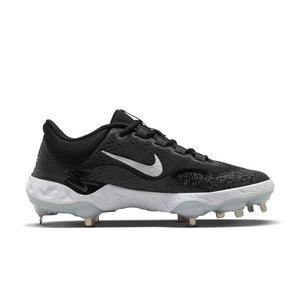 Nike Alpha Huarache Elite 4 Low "Black/White/Blue Tint/Anthracite" Men's Baseball Cleat