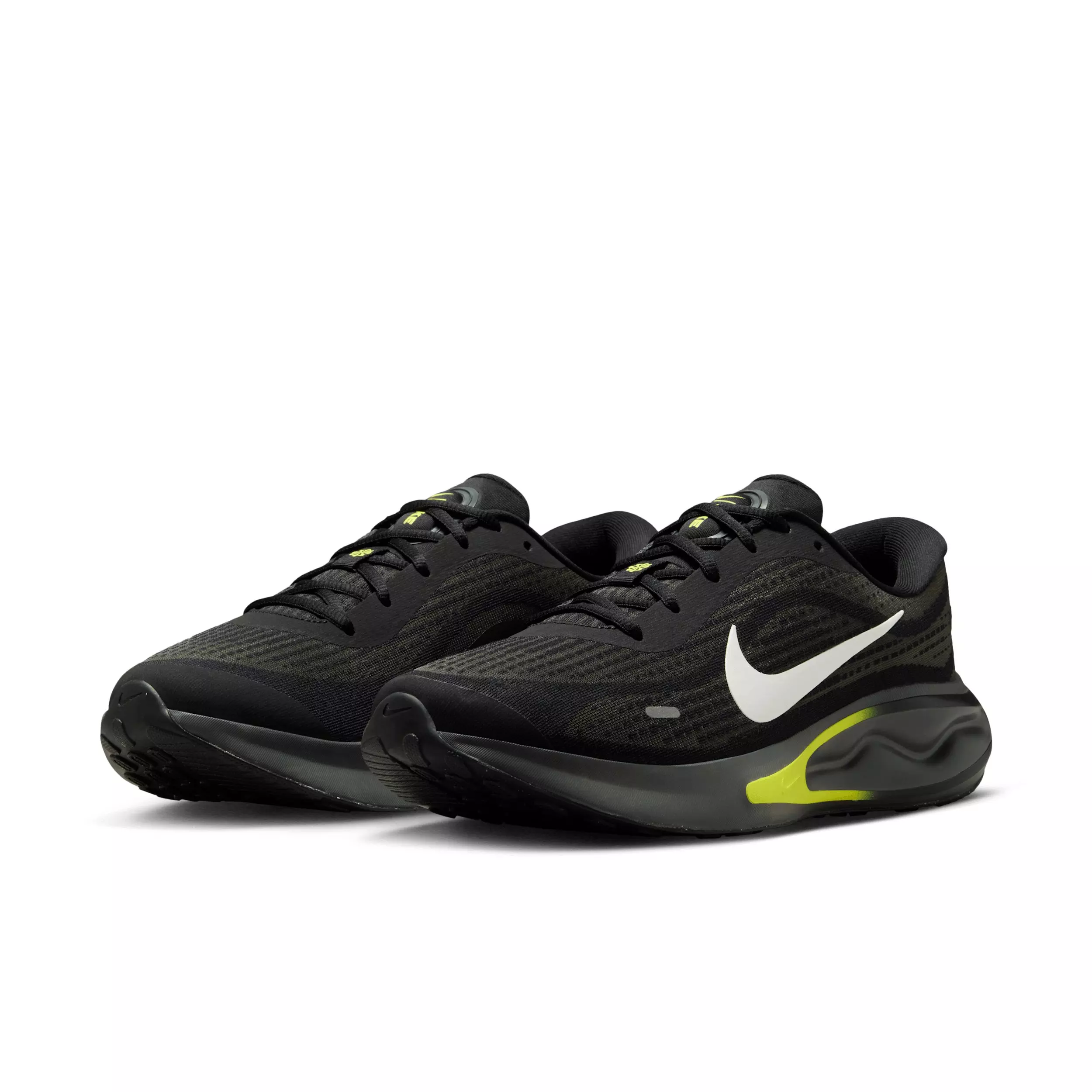 Nike Journey Run "Black/Anthracite/Cyber/Summit White" Men's Running Shoe - BLACK/ANTHRACITE/CYBER/WHITE
