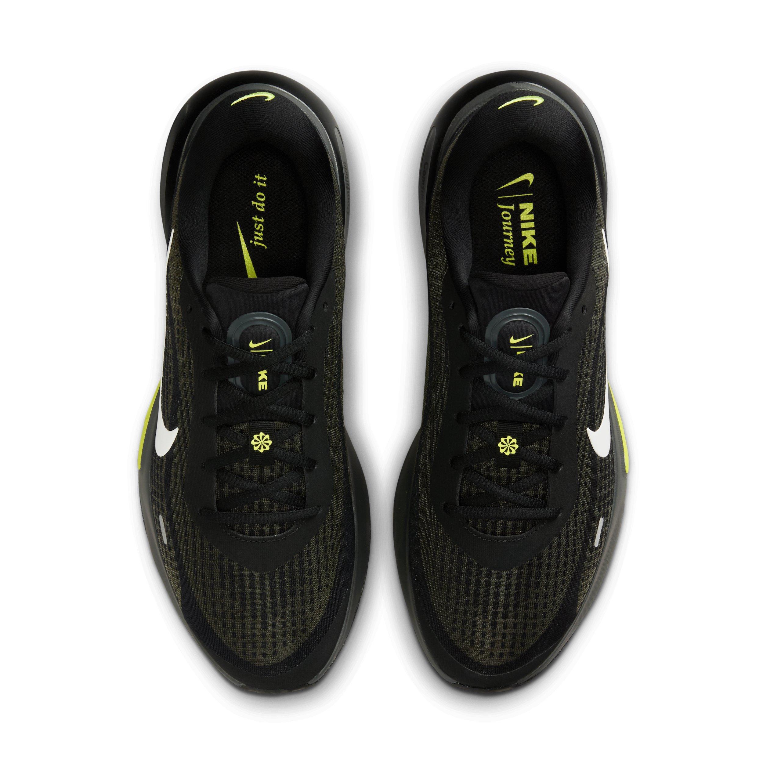 Nike Journey Run "Black/Anthracite/Cyber/Summit White" Men's Running Shoe - BLACK/ANTHRACITE/CYBER/WHITE Thumbnail View 4