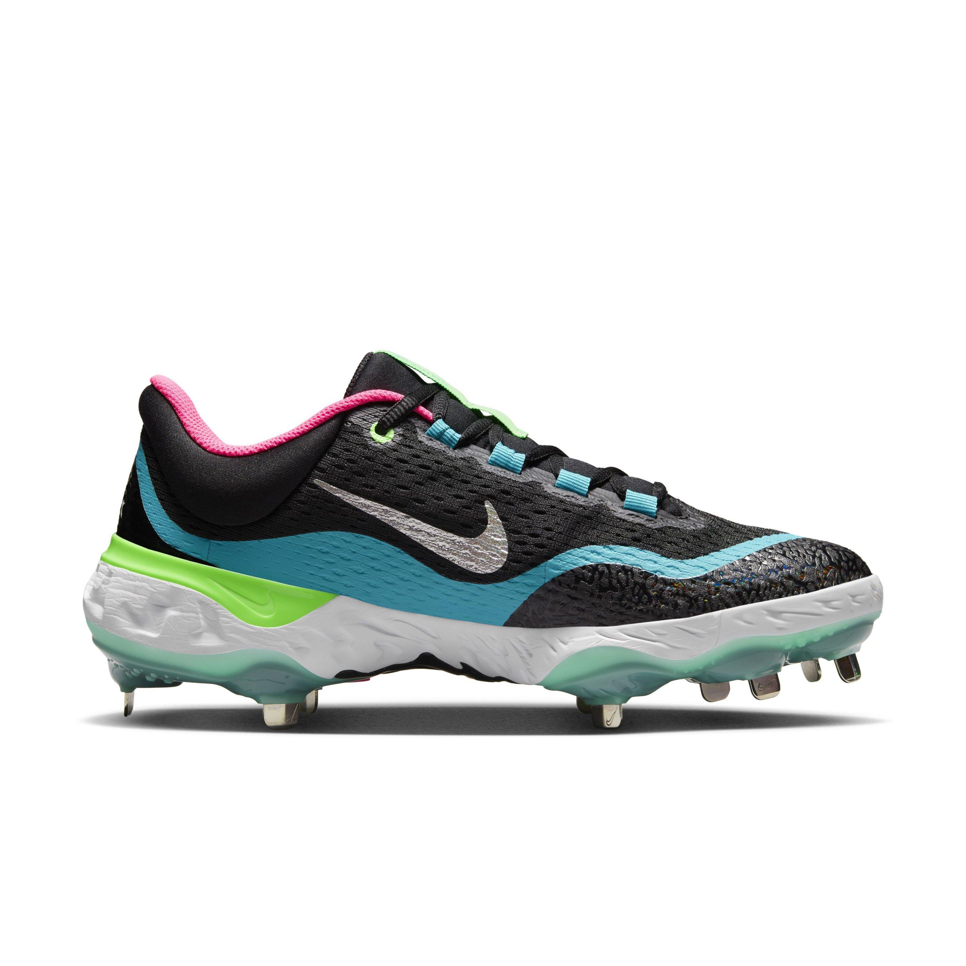 NIKE ALPHA HUARACHE ELITE 4 MID MOTHER'S DAY BASEBALL CLEAT FJ8877-001 MENS  10.5