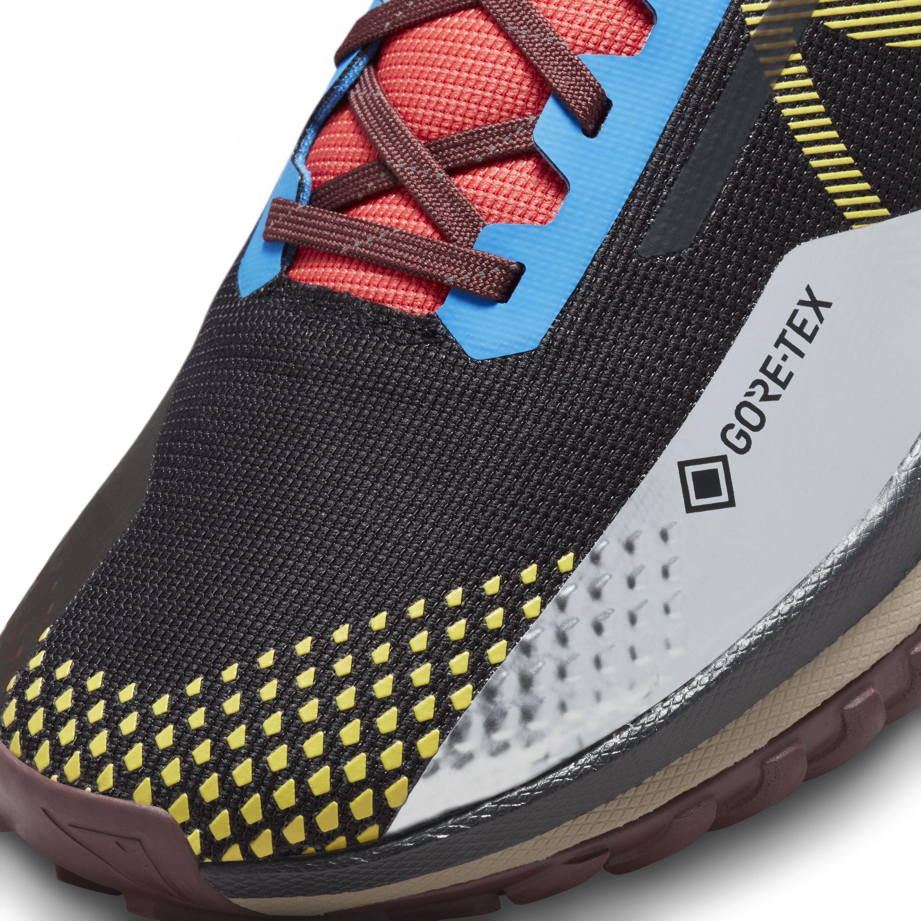 Nike Pegasus Trail 4 GORE-TEX "Black/Vivid Sulfur/Light Photo Blue" Men's Trail Running Shoe - BLACK/SULFUR/LT BLUE Thumbnail View 7