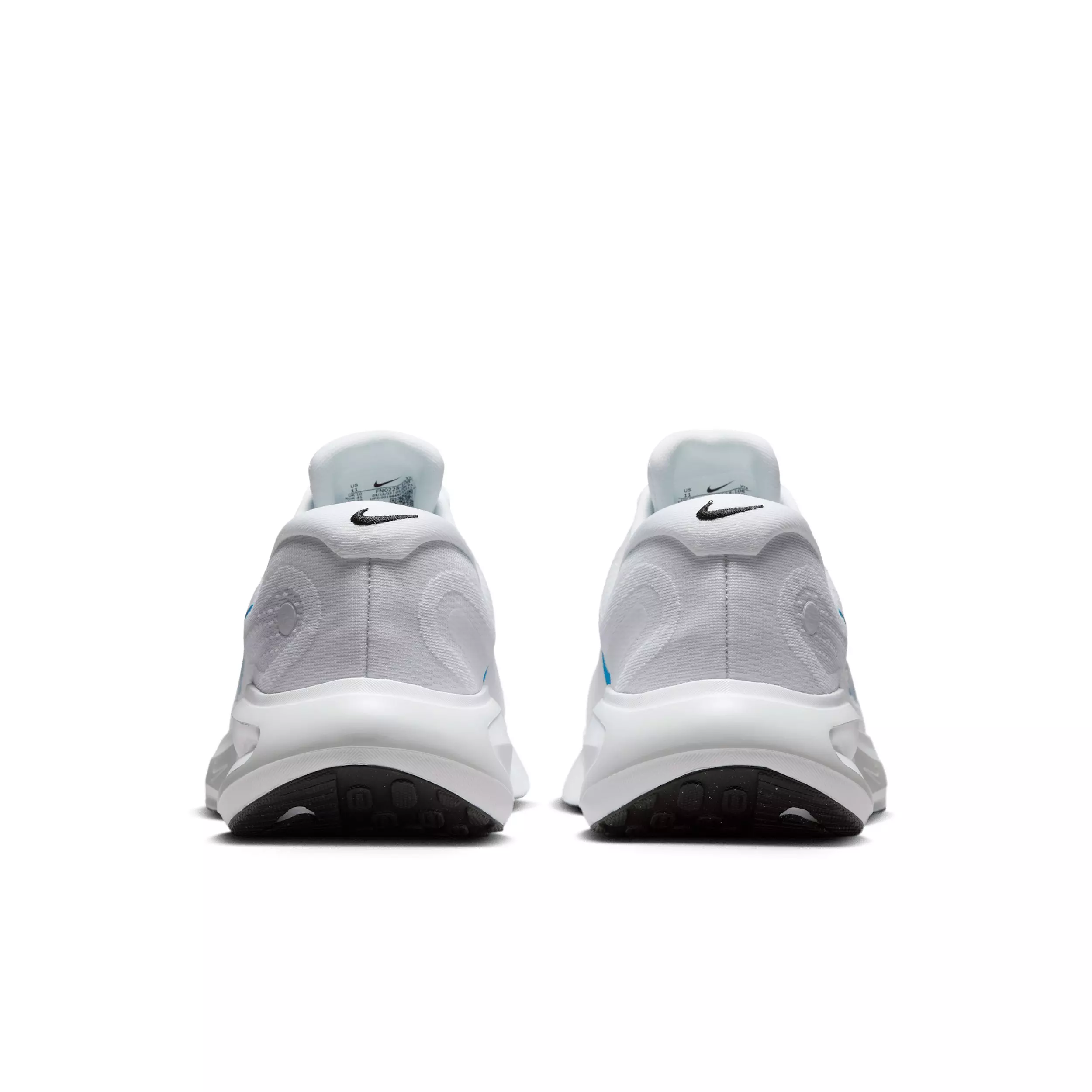 Nike Journey Run "White/Pure Platinum/Black/Blue Hero" Men's Running Shoe - WHITE/PLATINUM/BLACK/BLUE