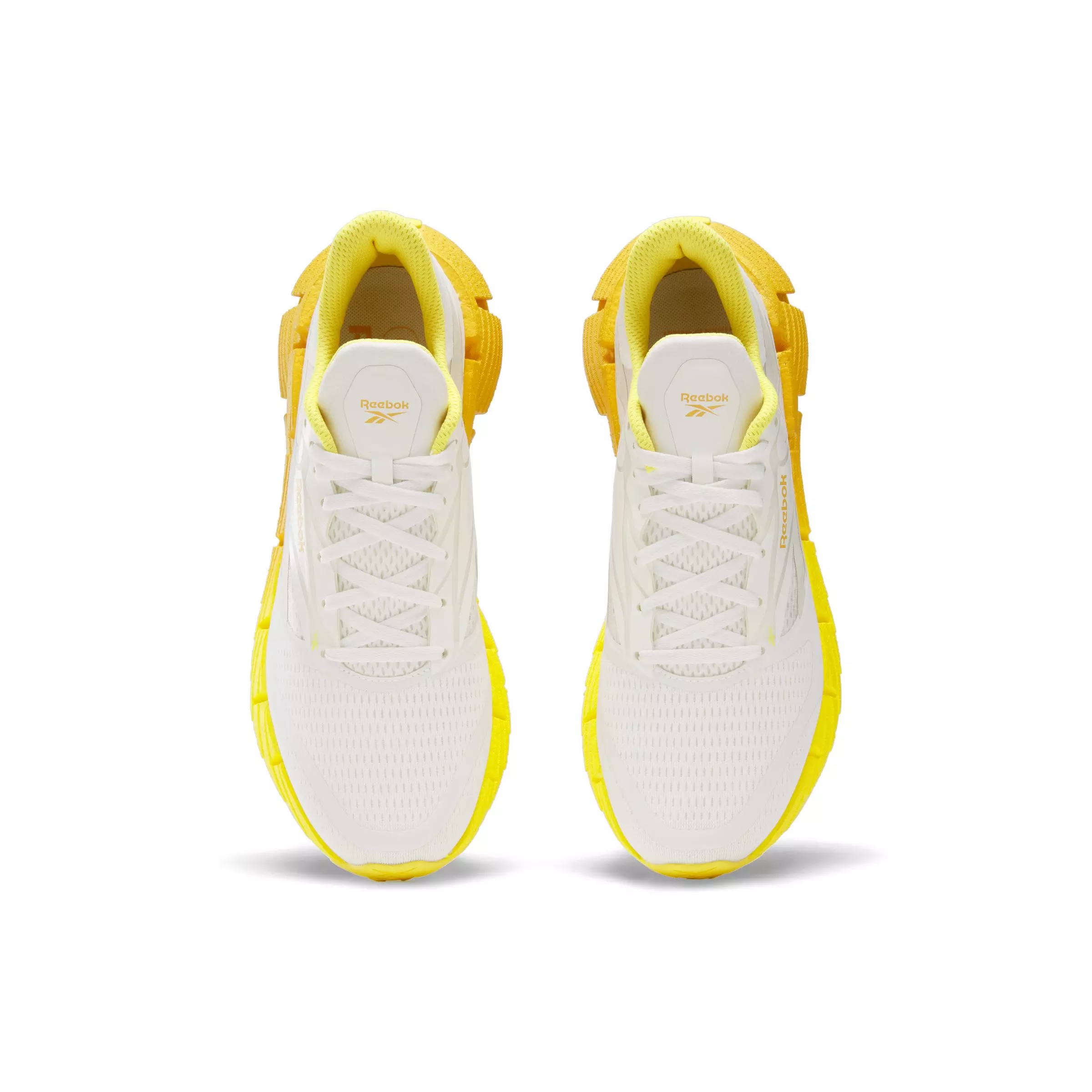 Reebok FloatZig 1 "White/Off White/Yellow" Men's Running Shoe - WHITE/OFF WHITE/YELLOW