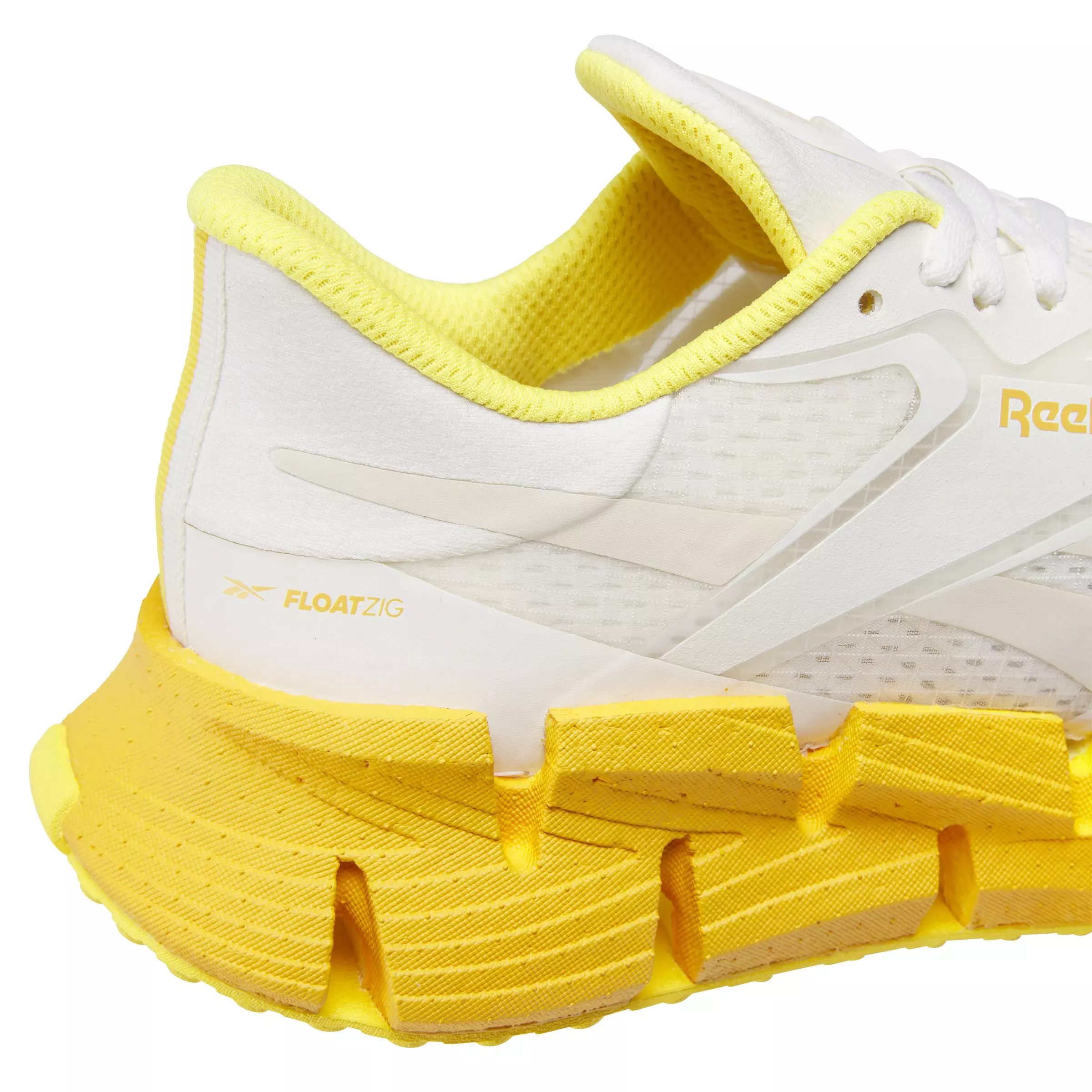 Reebok FloatZig 1 "White/Off White/Yellow" Men's Running Shoe - WHITE/OFF WHITE/YELLOW