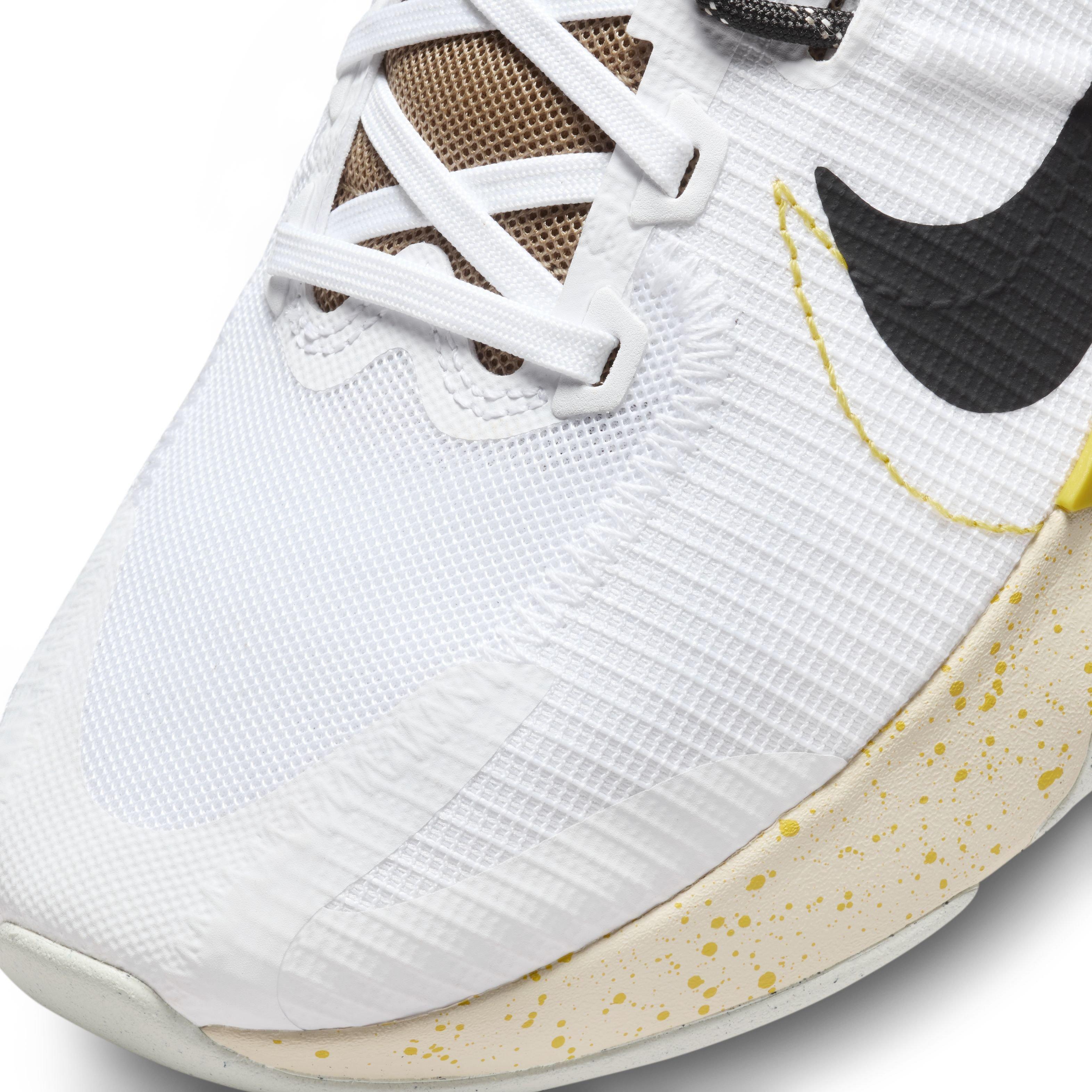 Nike Juniper Trail 2 "White/Black/Vivid Sulfur/Khaki" Men's Trail Running Shoe - WHITE/BLACK/SULFUR/KHAKI Thumbnail View 7