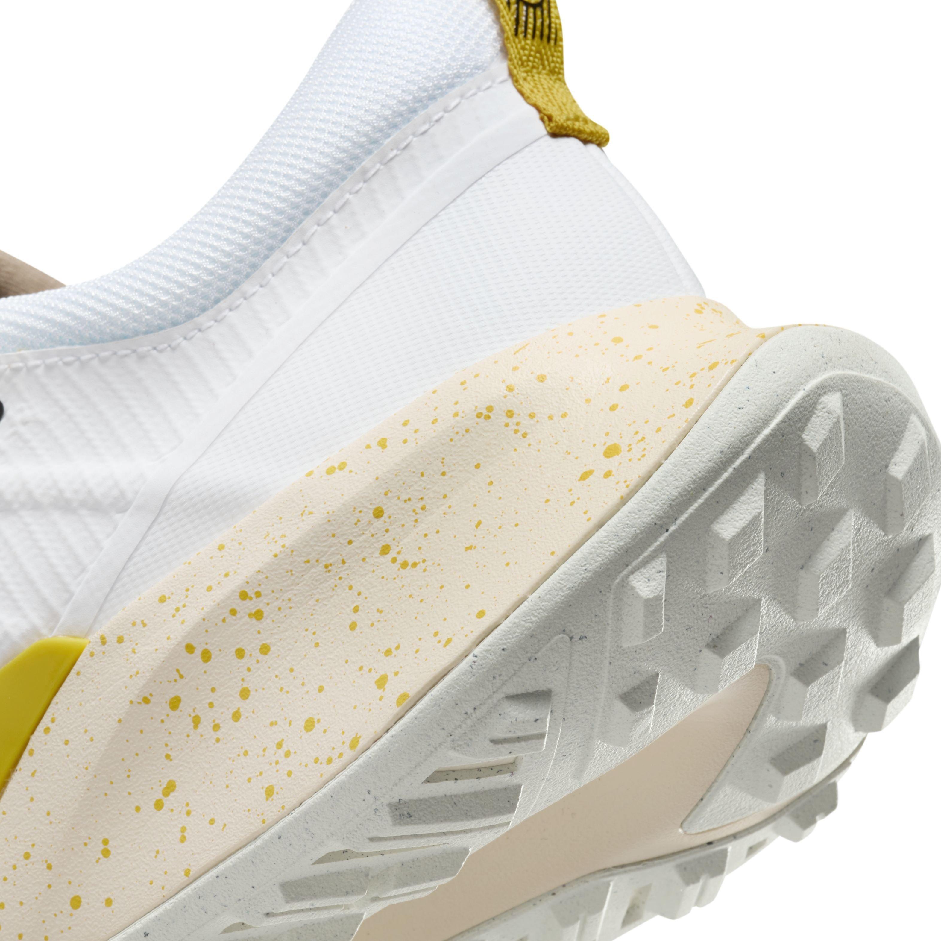 Nike Juniper Trail 2 "White/Black/Vivid Sulfur/Khaki" Men's Trail Running Shoe - WHITE/BLACK/SULFUR/KHAKI Thumbnail View 8