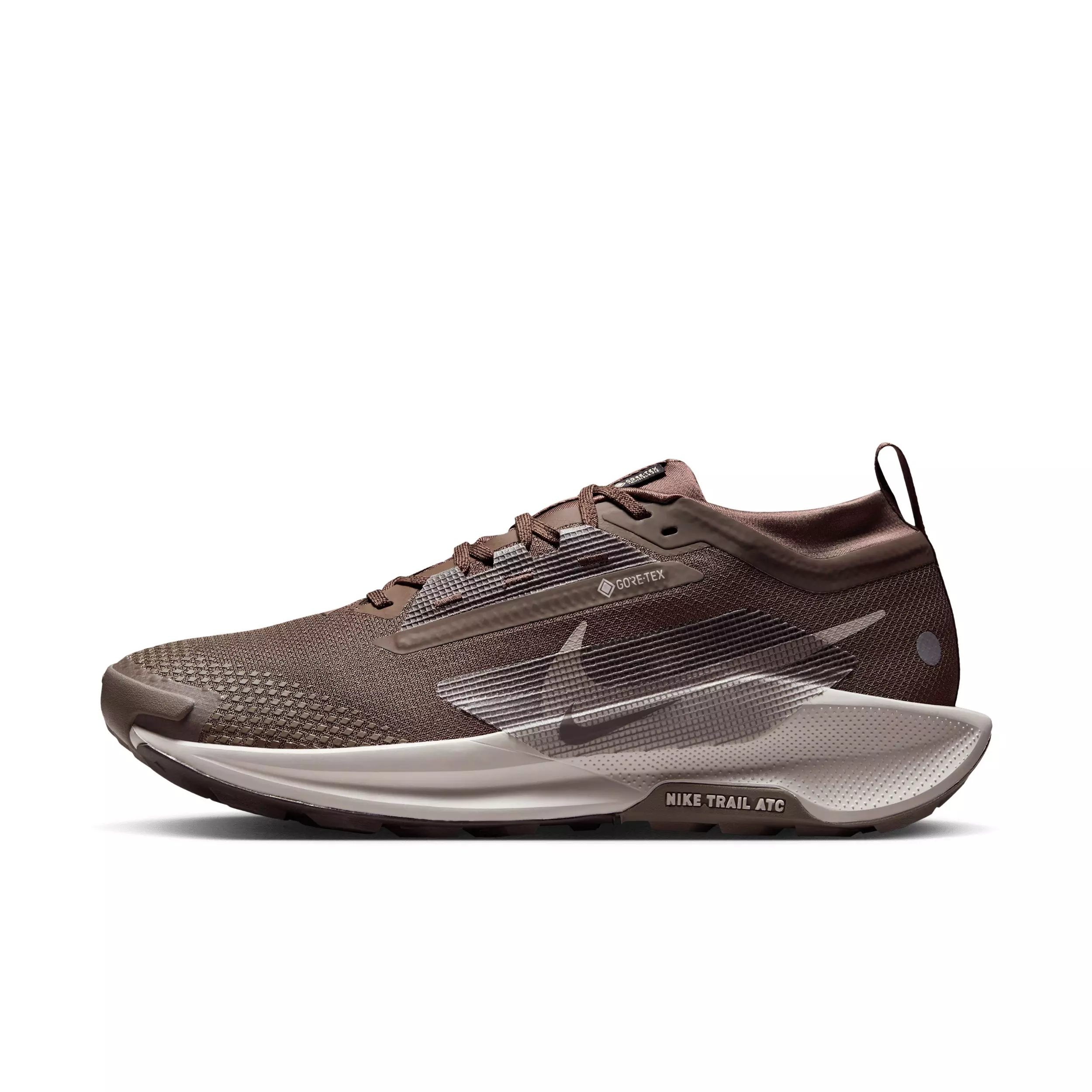 Nike Pegasus Trail 5 GORE-TEX "Ironstone/Velvet Brown/Cave Stone/Grey" Men's Trail Running Shoe - IRONSTONE/BROWN/STONE/GREY