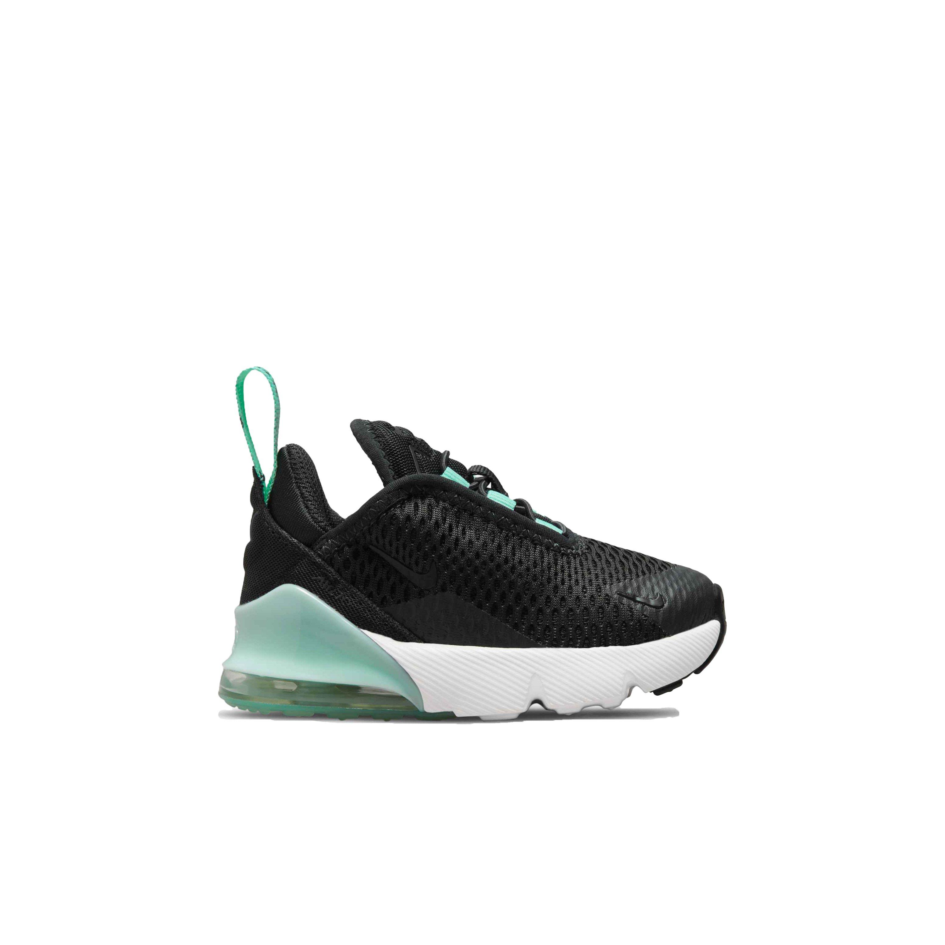 Nike Air Max 270 "Off Noir/Black/Summit White/Mint Foam" Infant Boys' Shoe - BLACK Thumbnail View 1