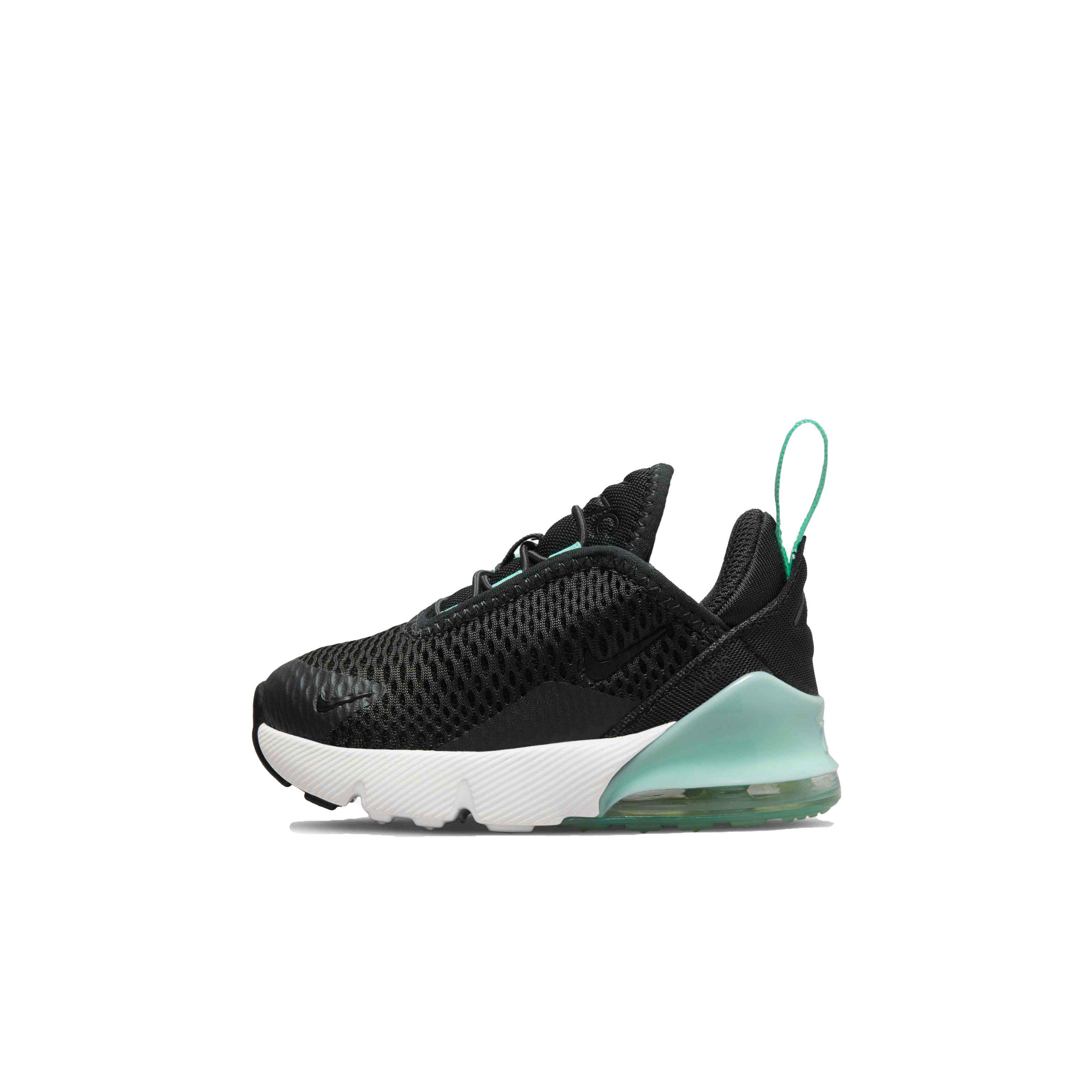 Nike Air Max 270 "Off Noir/Black/Summit White/Mint Foam" Infant Boys' Shoe - BLACK Thumbnail View 2