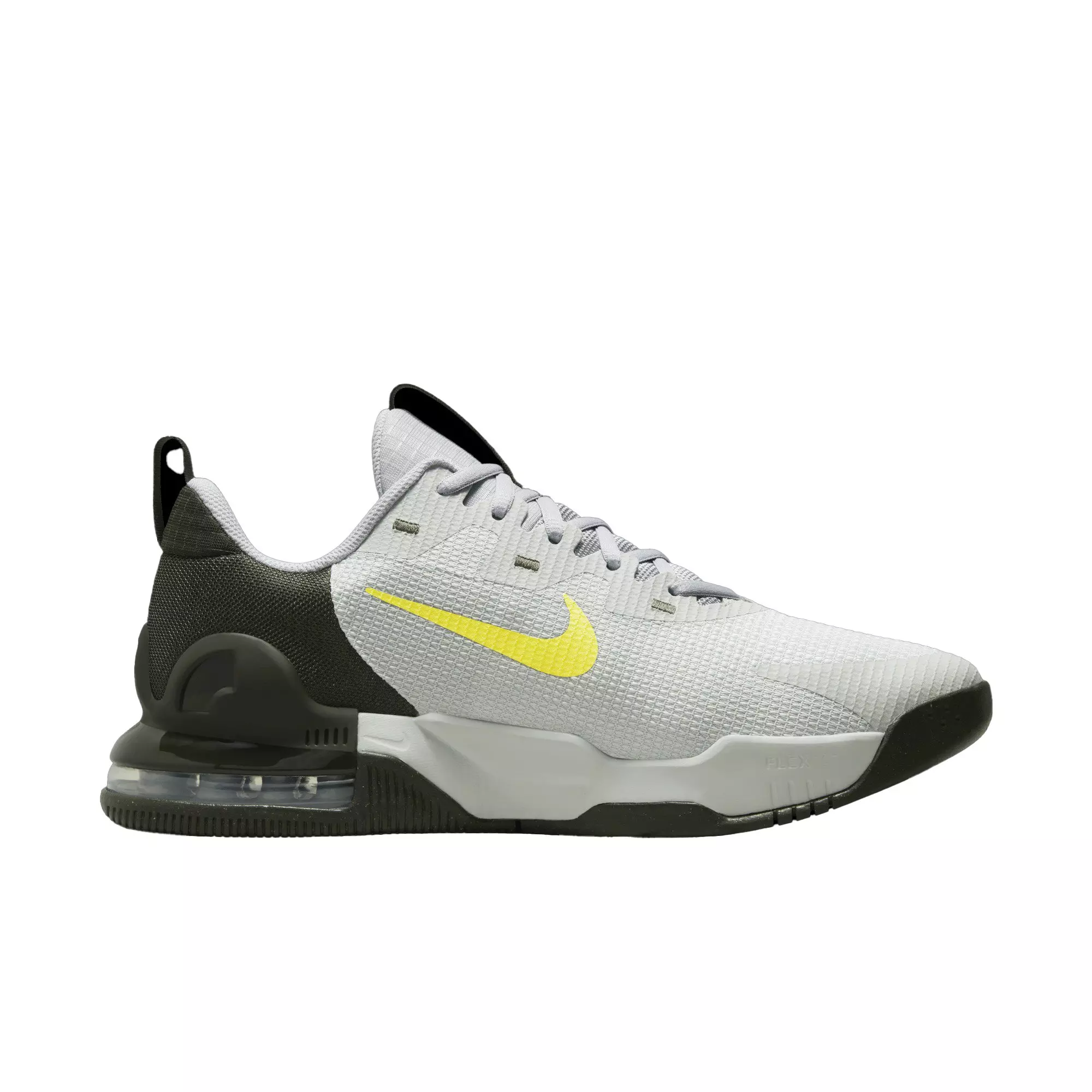 Nike Air Max Alpha Trainer 5 "Light Grey/Black/Yellow" Men's Training Shoe - LT GREY/BLACK/YELLOW