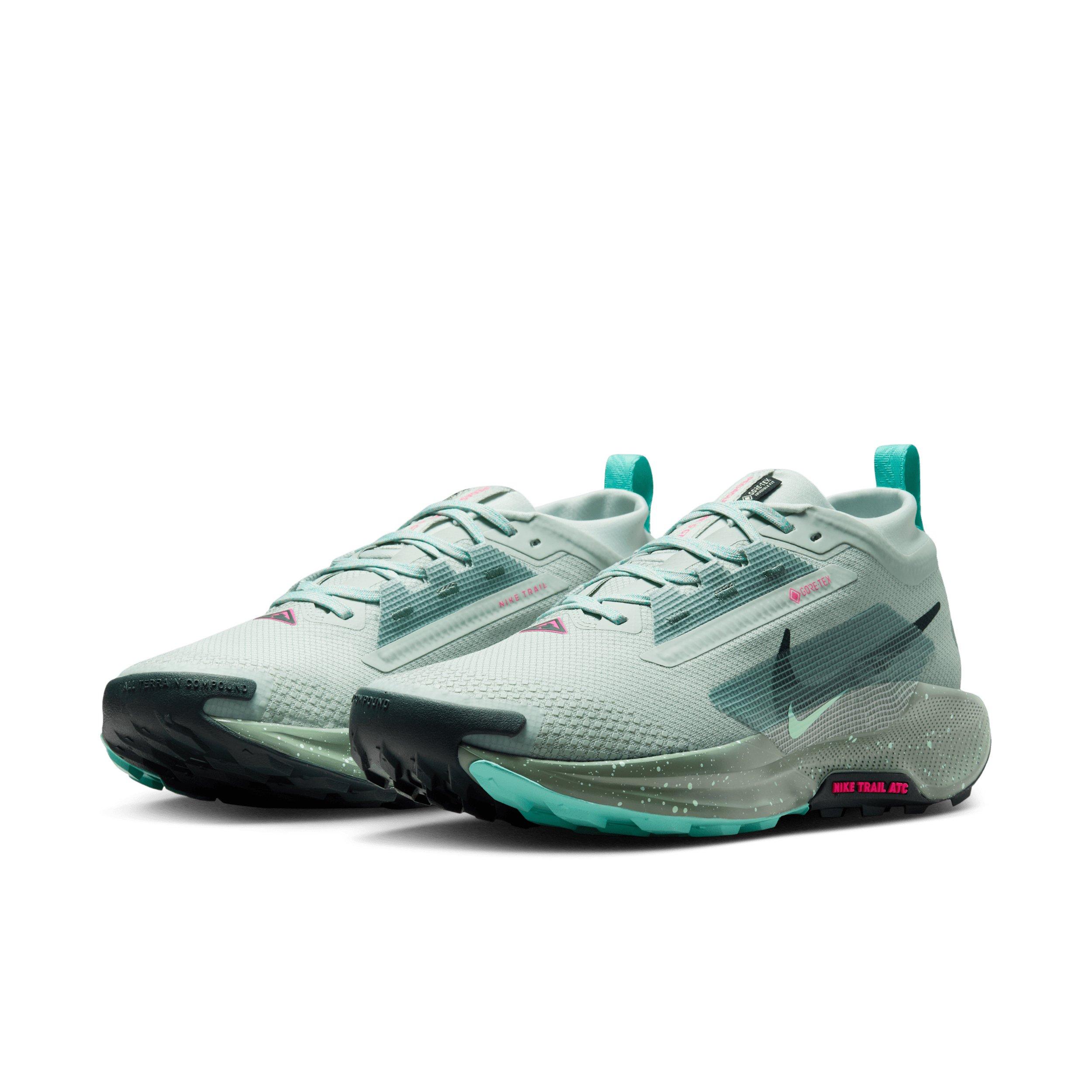 Nike Pegasus Trail 5 GORE-TEX "Light Silver/Clay Green/Mint Foam/Seaweed" Men's Trail Running Shoe - LT SILVER/GREEN/MINT/SEAWEED Thumbnail View 3