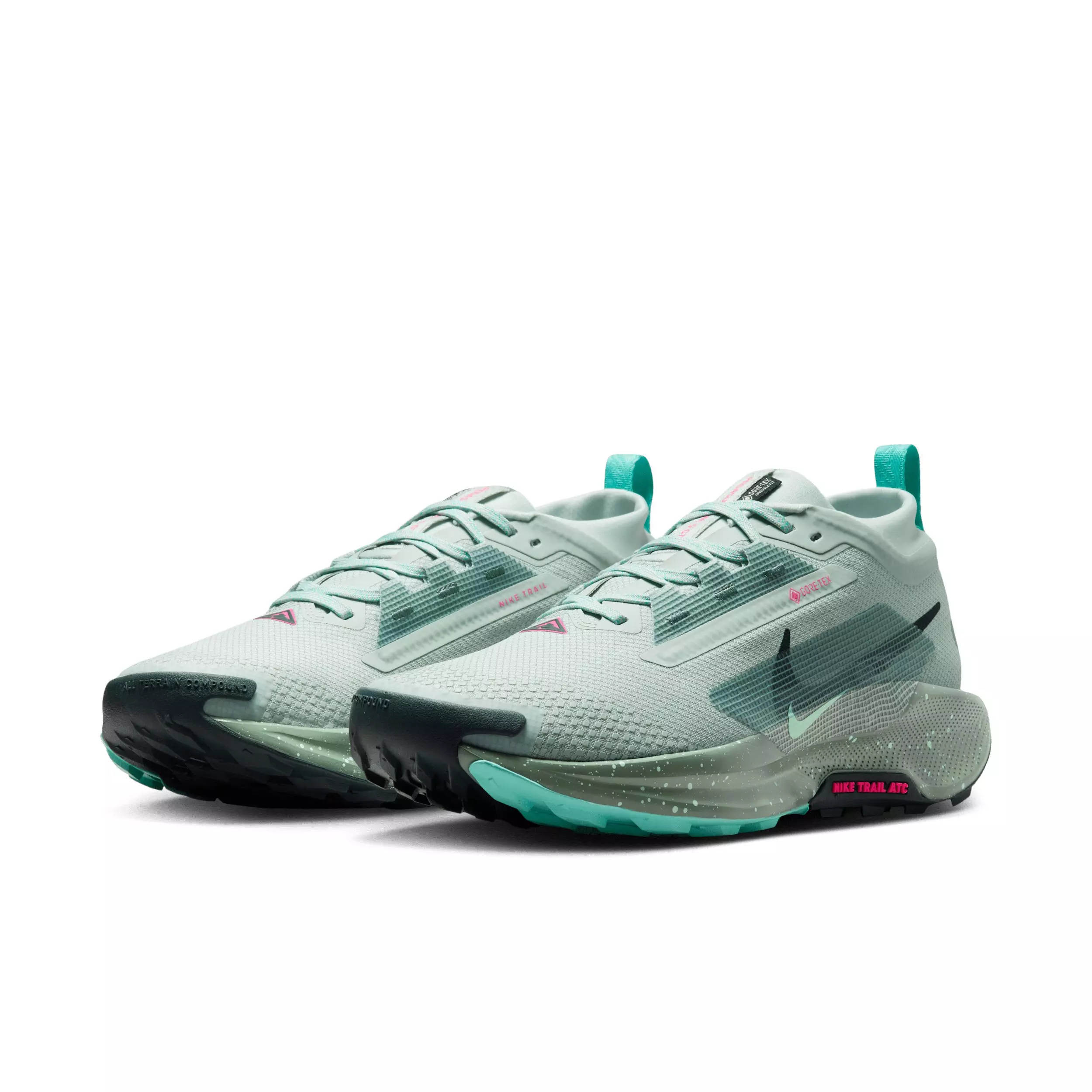 Nike Pegasus Trail 5 GORE-TEX "Light Silver/Clay Green/Mint Foam/Seaweed" Men's Trail Running Shoe - LT SILVER/GREEN/MINT/SEAWEED