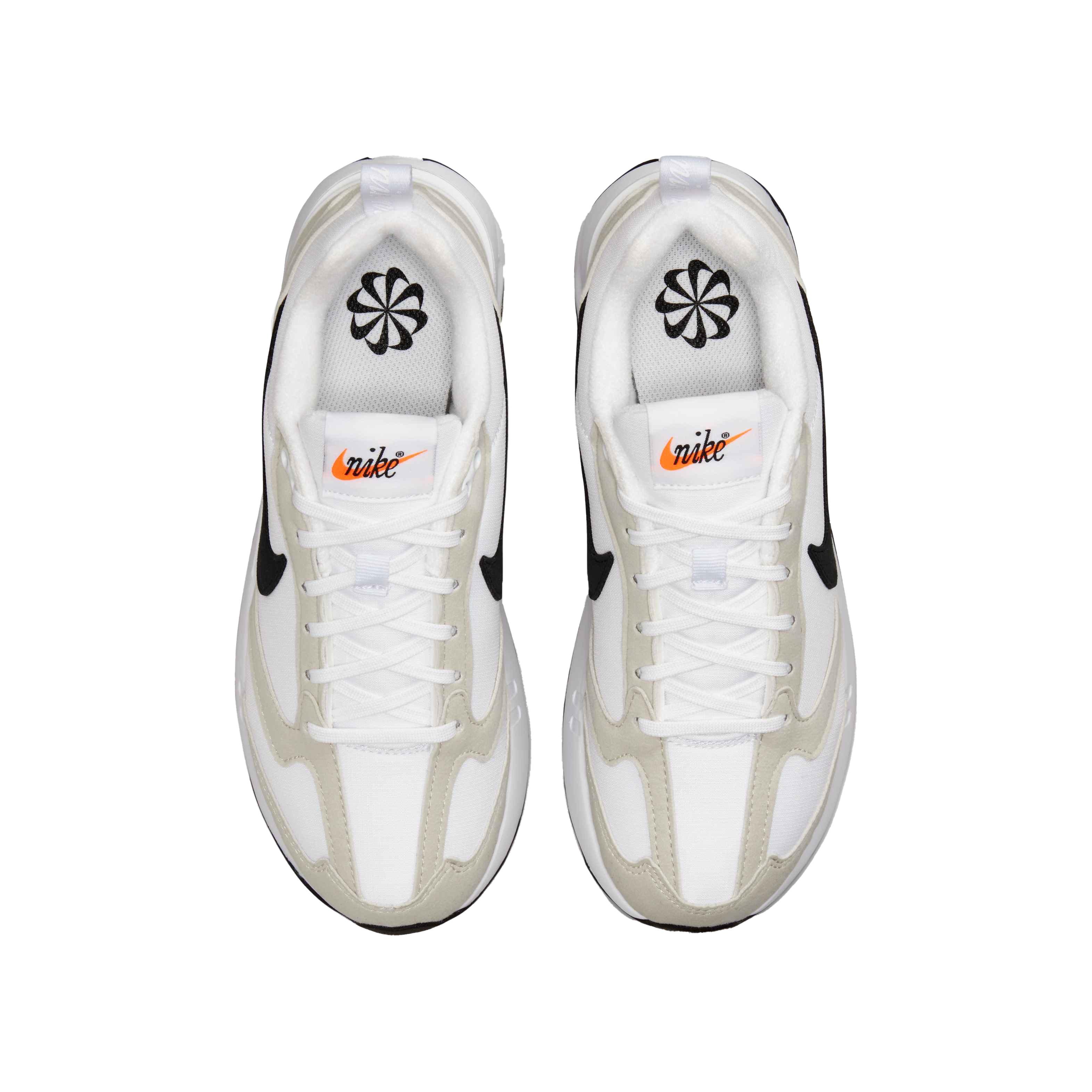 Nike Air Max Dawn "White/Black/Light Bone" Grade School Boys' Shoe - WHITE Thumbnail View 4