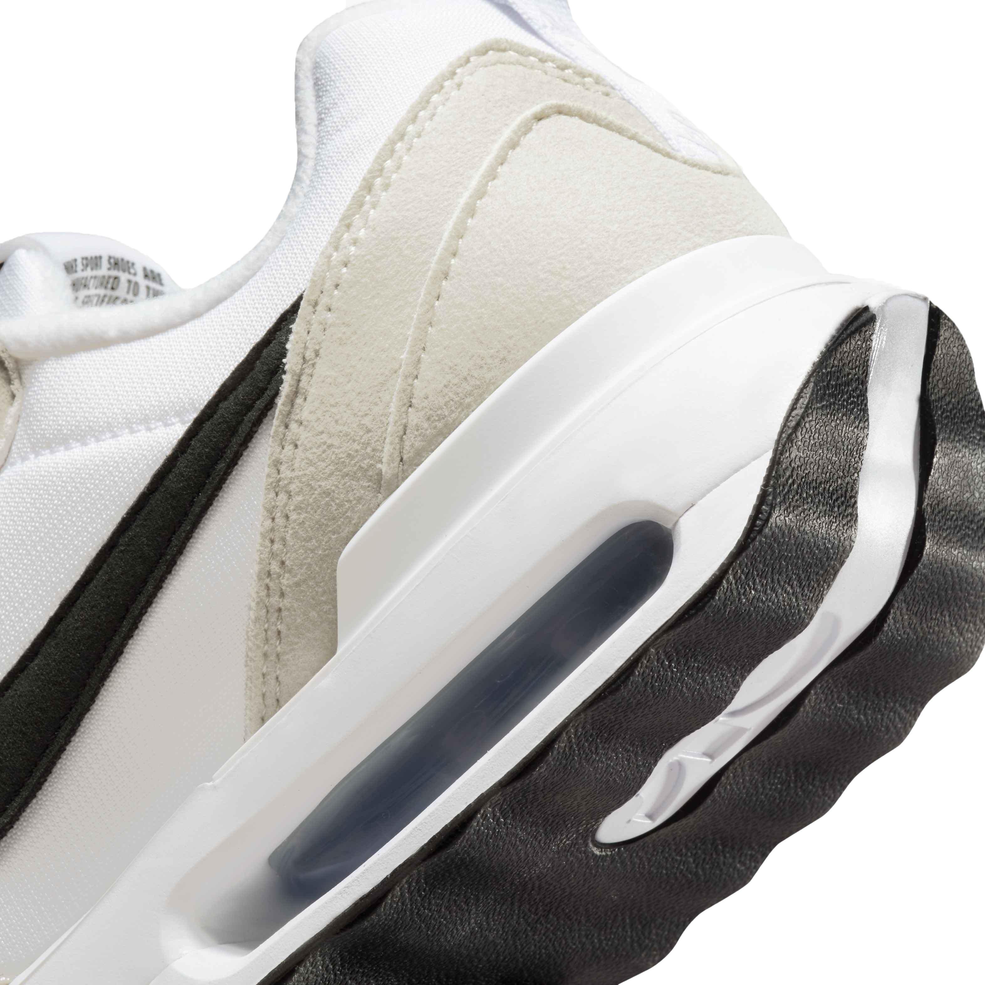 Nike Air Max Dawn "White/Black/Light Bone" Grade School Boys' Shoe - WHITE Thumbnail View 8