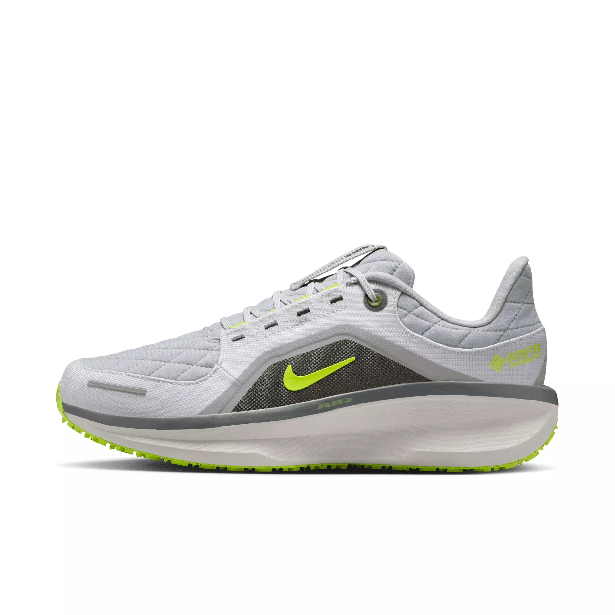 Nike Winflo 11 GORE-TEX "Light Smoke Grey/Pure Platinum/Anthracite/Cyber" Men's Running Shoe - LT GREY/PLATINUM/ANTHRACITE/CYBER