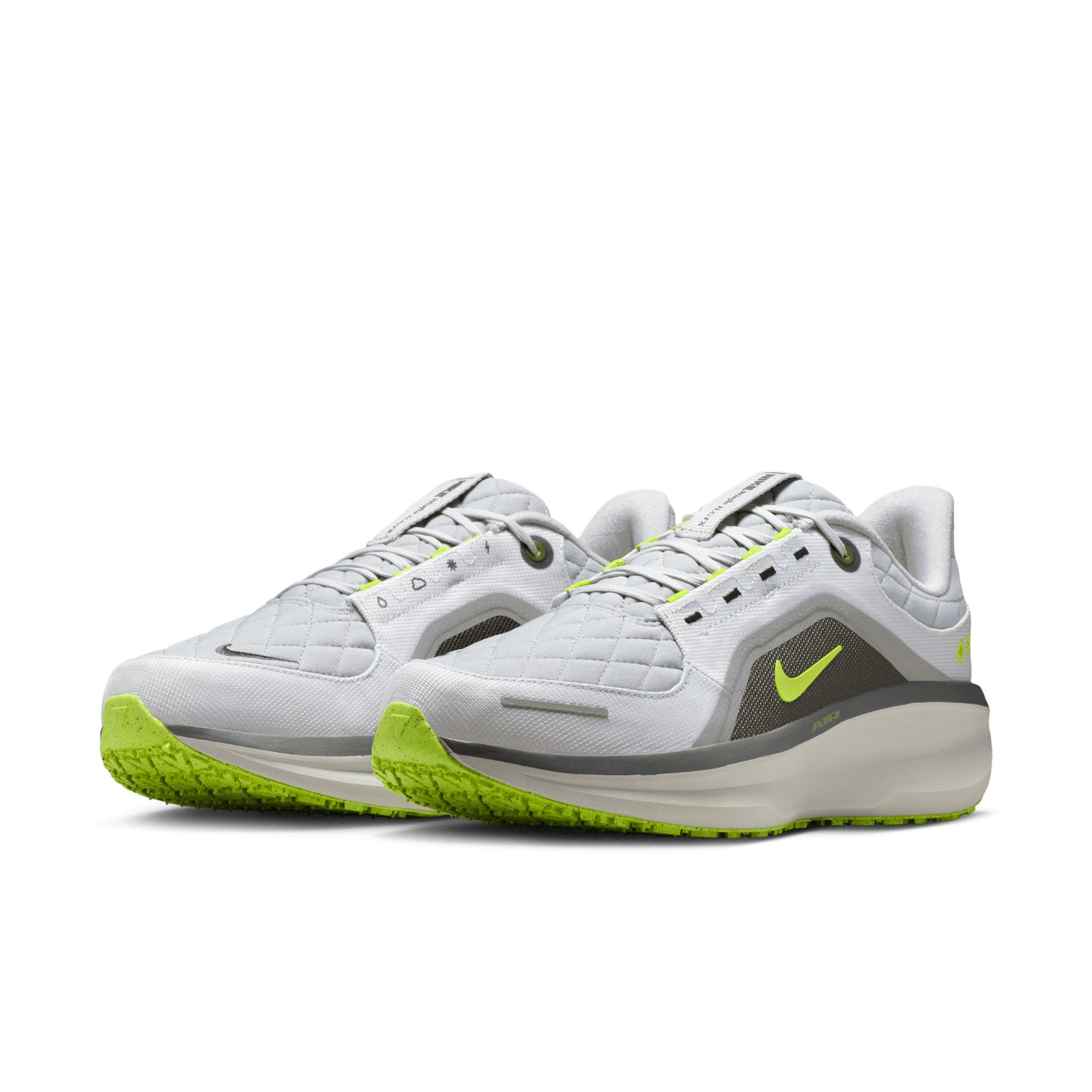 Nike Winflo 11 GORE-TEX "Light Smoke Grey/Pure Platinum/Anthracite/Cyber" Men's Running Shoe - LT GREY/PLATINUM/ANTHRACITE/CYBER Thumbnail View 3