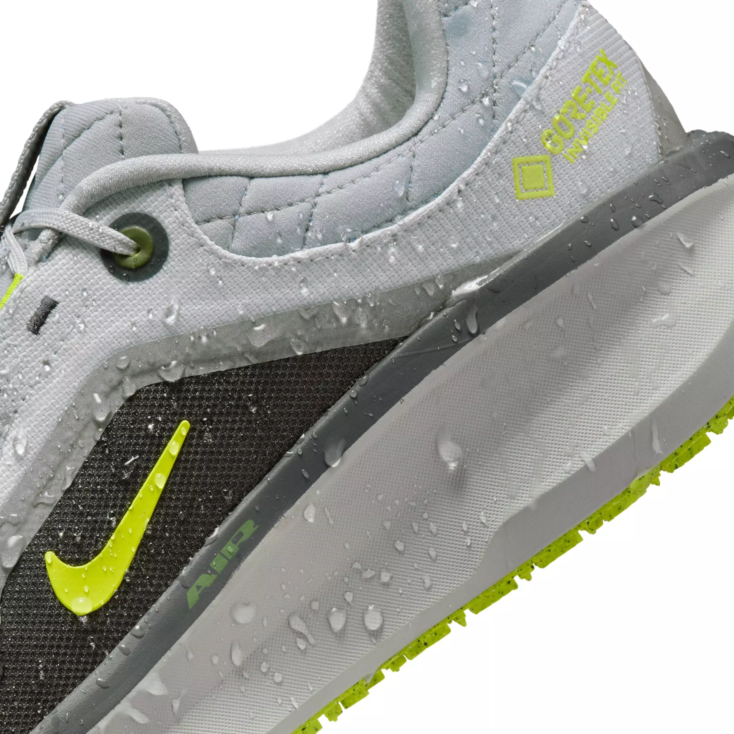 Nike Winflo 11 GORE-TEX "Light Smoke Grey/Pure Platinum/Anthracite/Cyber" Men's Running Shoe - LT GREY/PLATINUM/ANTHRACITE/CYBER