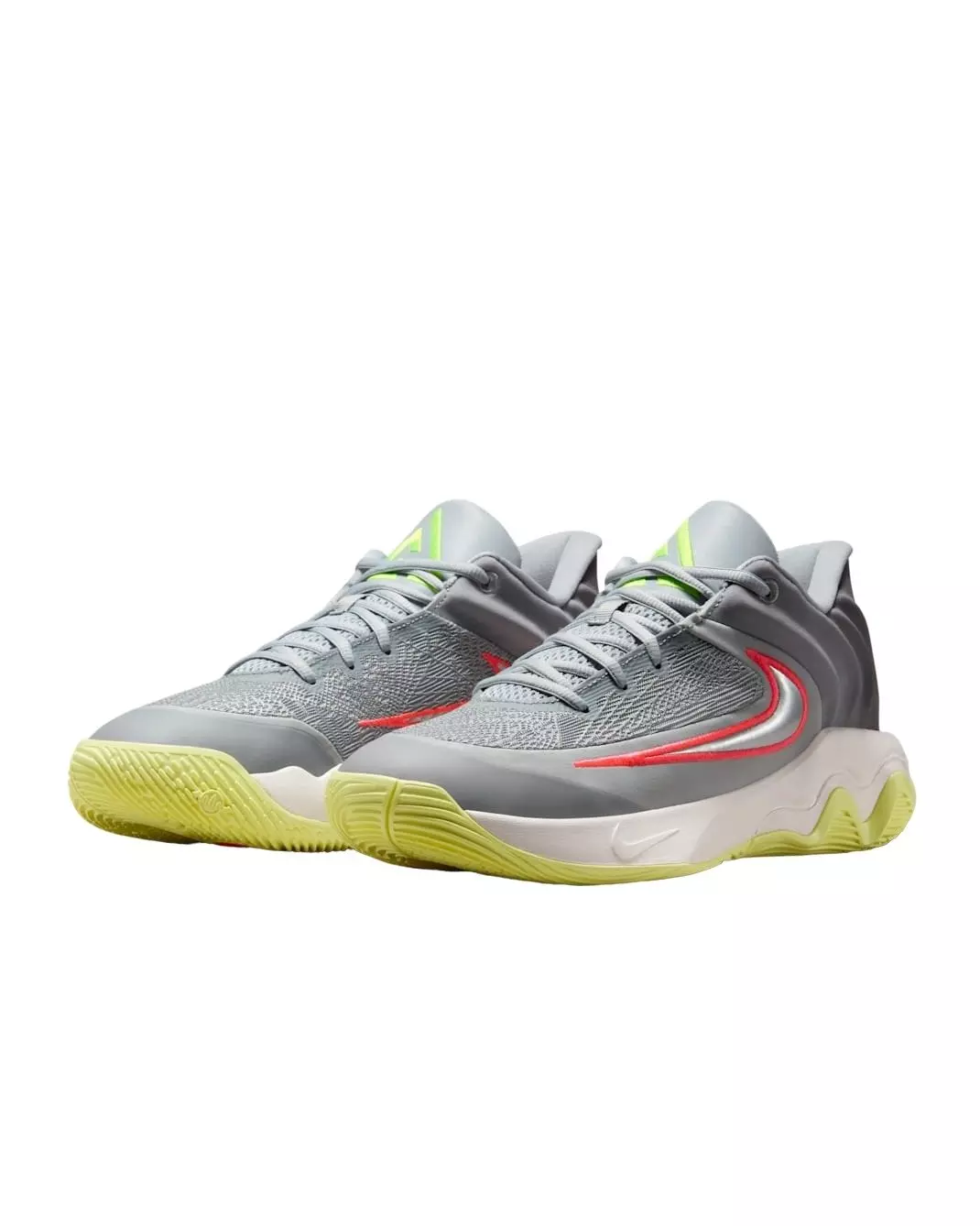 Nike Giannis Immortality 4 "Wolf Grey/Summit White/Luminous Green/Silver" Men's Basketball Shoe - GREY/WHITE/GREEN/SILVER