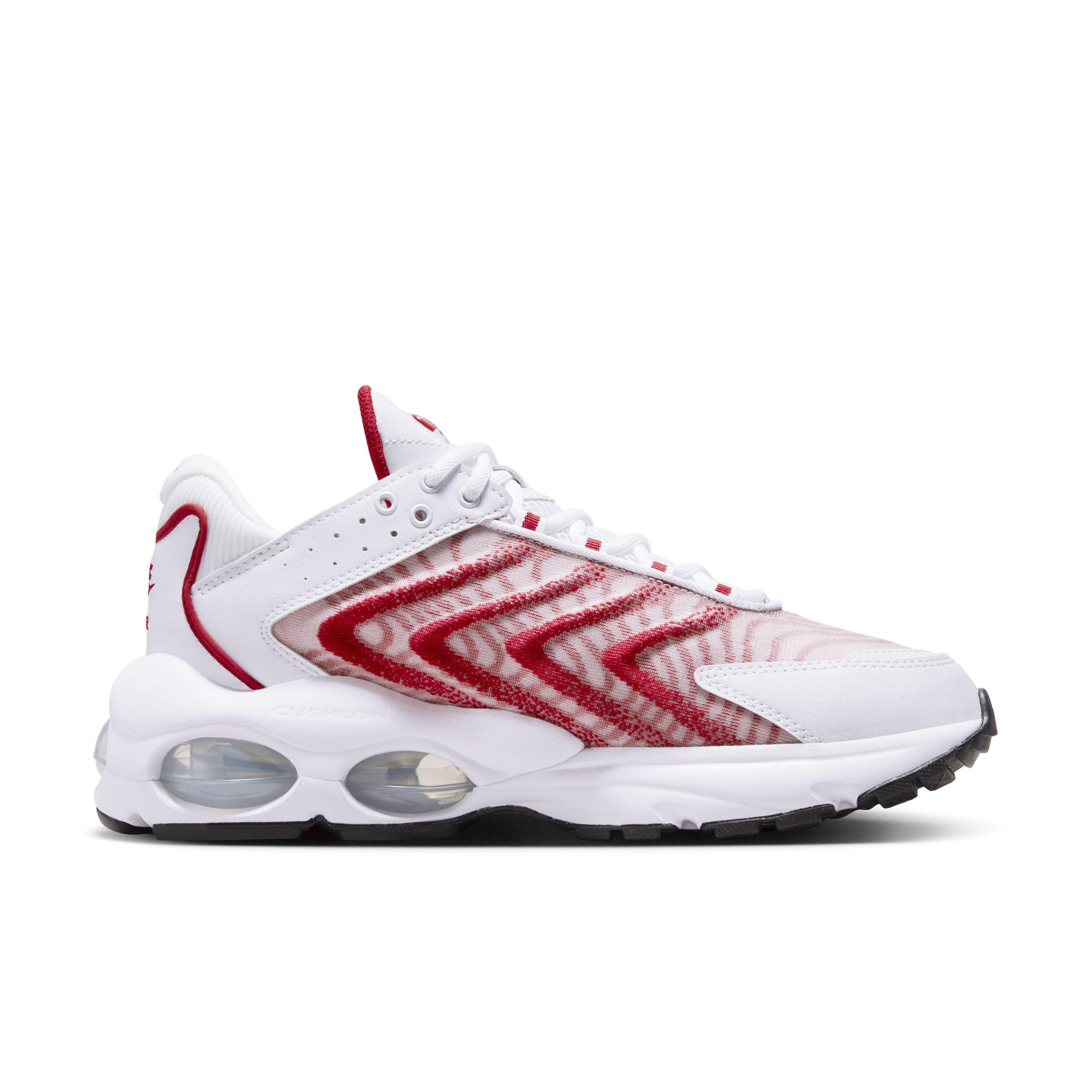 Nike Men's Air Max tw Shoes, White/Red/Black