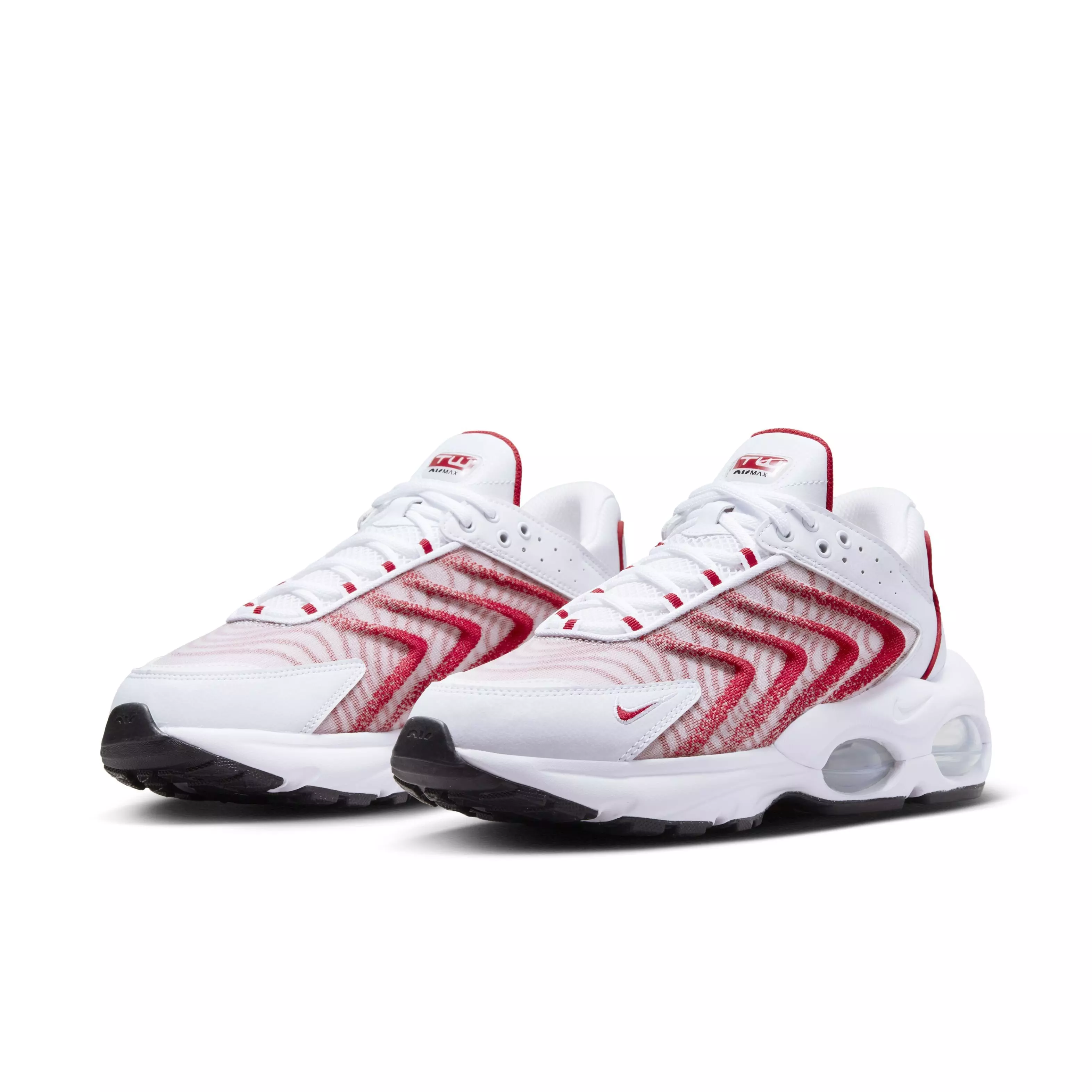 Nike Air Max TW "White/University Red/White/Black" Men's Shoe - WHITE/RED/WHITE/BLACK