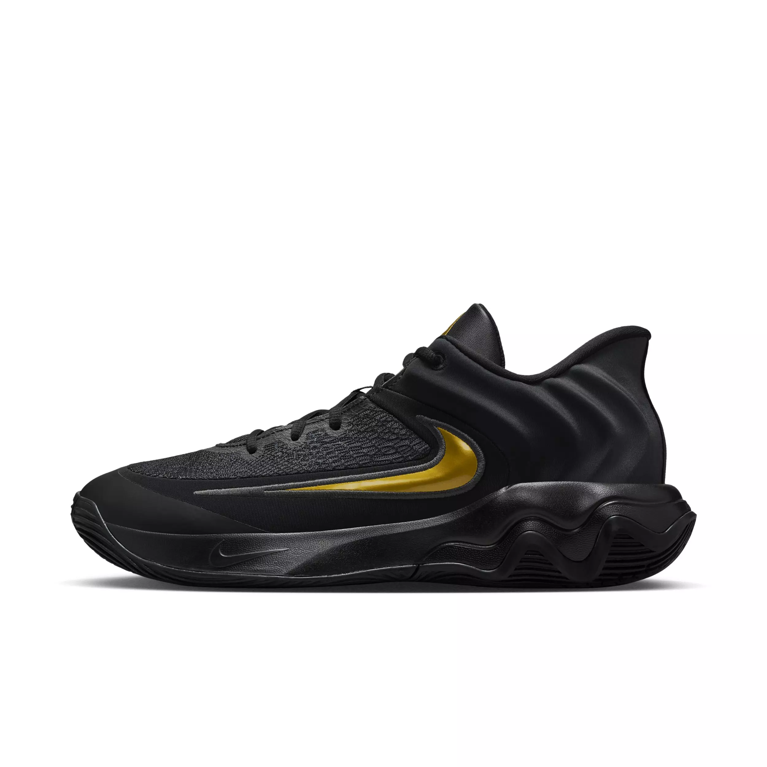 Nike Giannis Immortality 4 "Black/Metallic Gold" Men's Basketball Shoe - BLACK/GOLD